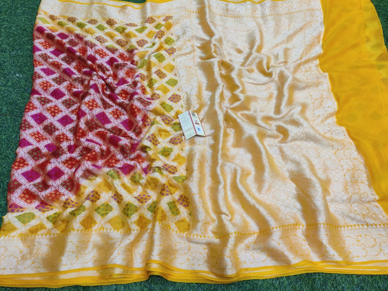 Pure Chiffon Silk Banarasi Saree