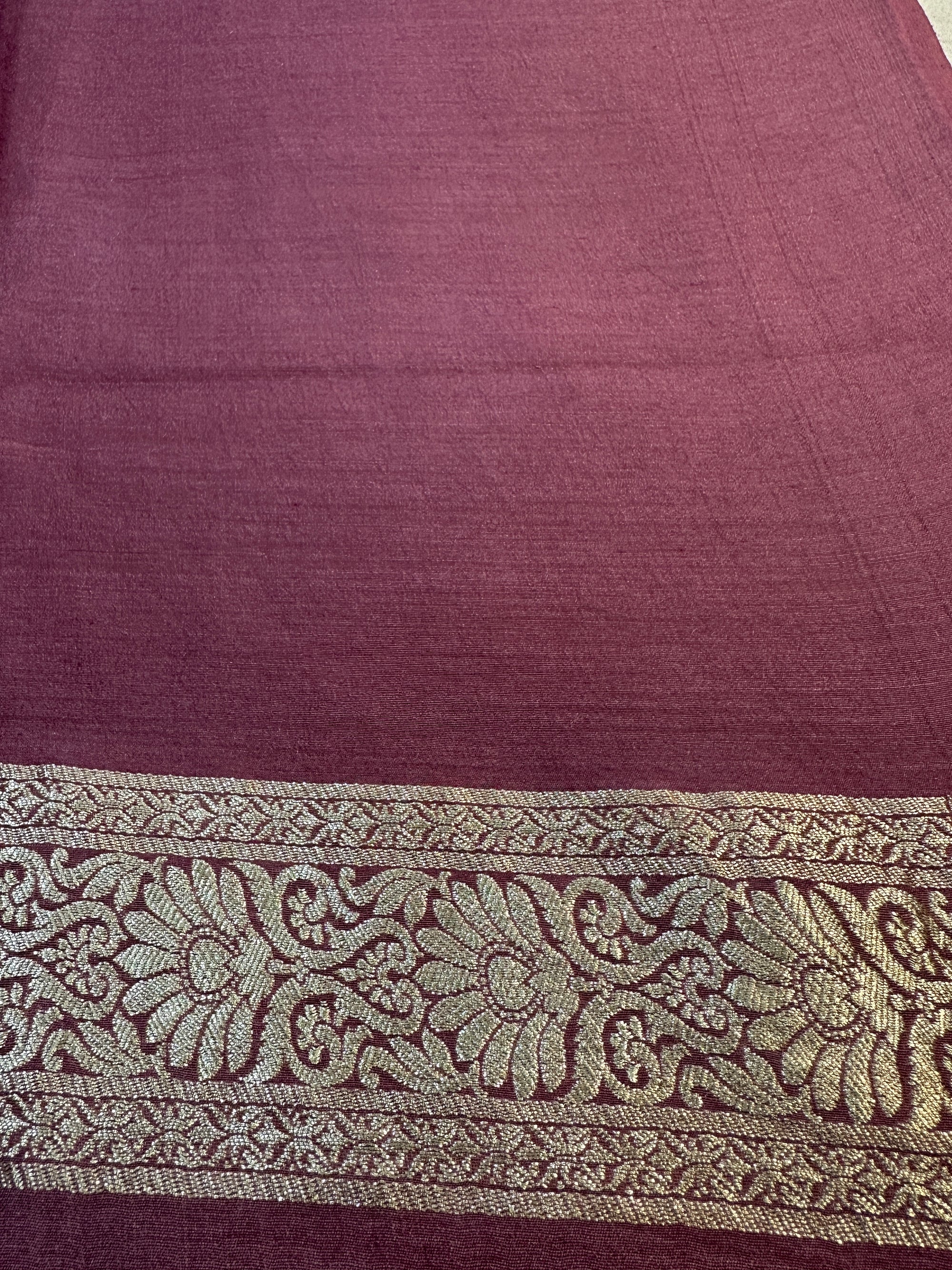 Pure Moonga Silk Banarasi Saree – Handwoven Elegance from Varanasi | Katan Banaras