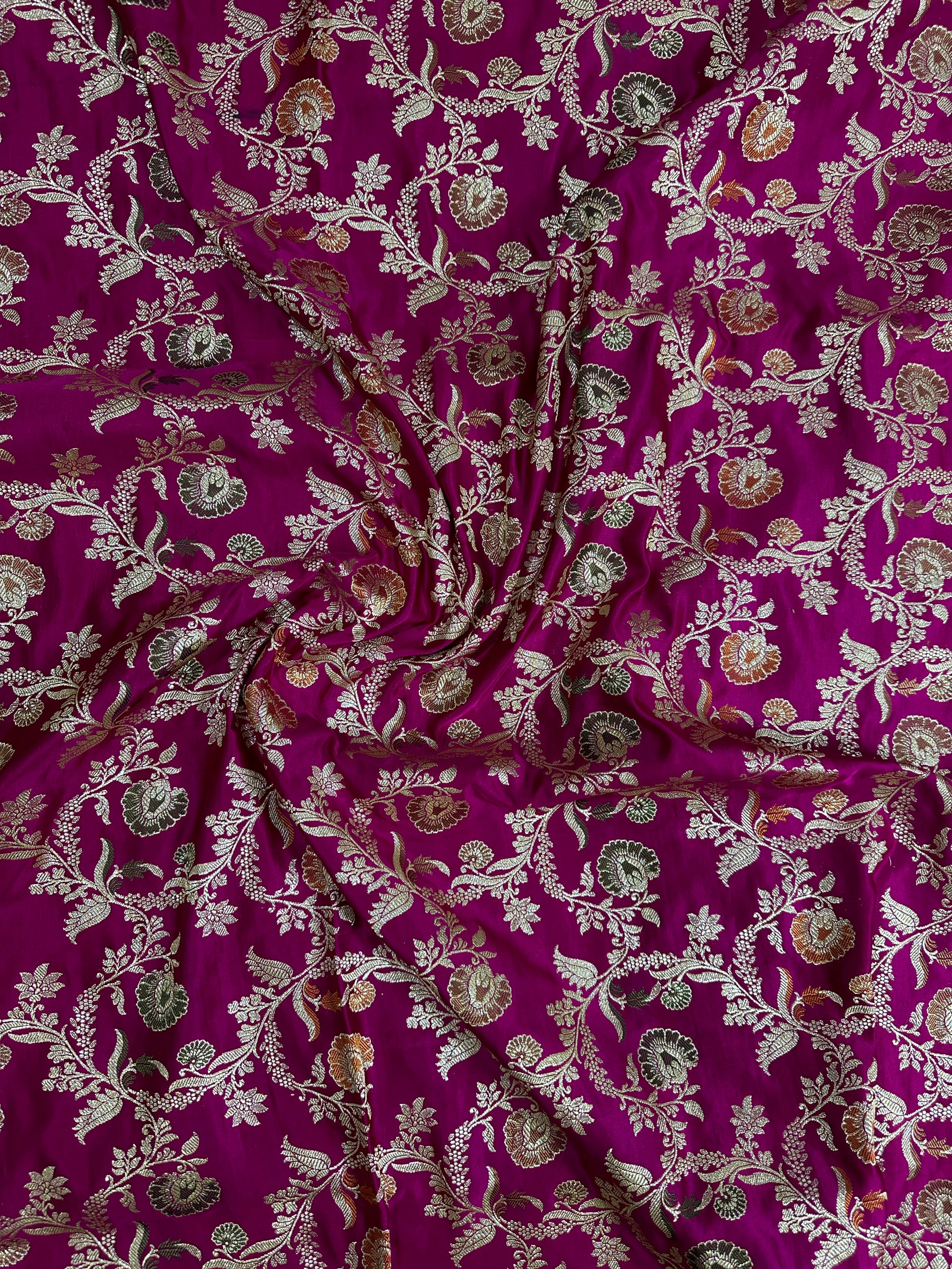 Pure Katan Silk Handloom Banarasi Bridal Saree