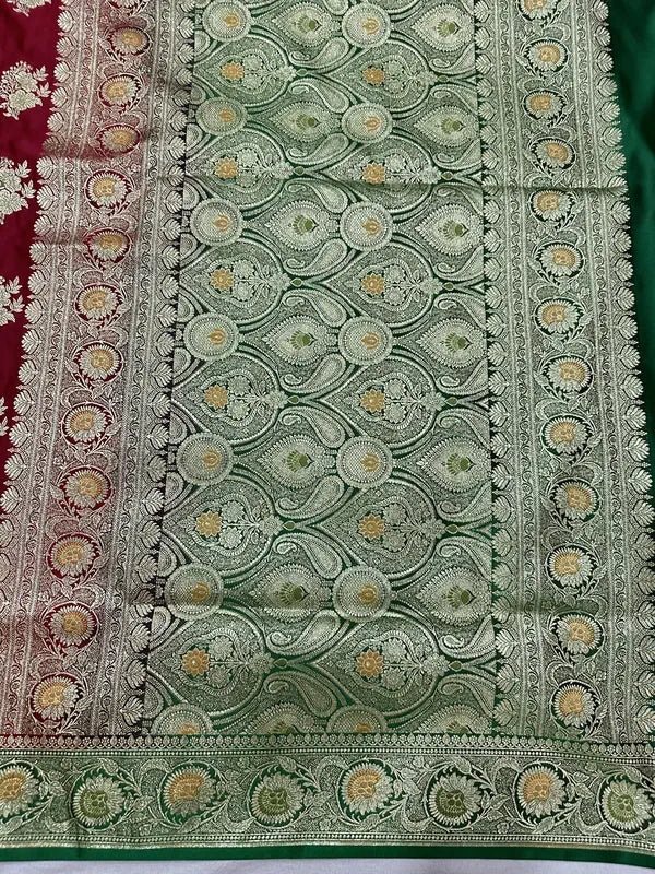 Premium Satin Katan Silk Saree | Banarasi