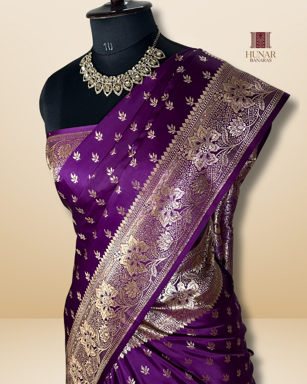 Premium Satin Silk Banarasi Saree