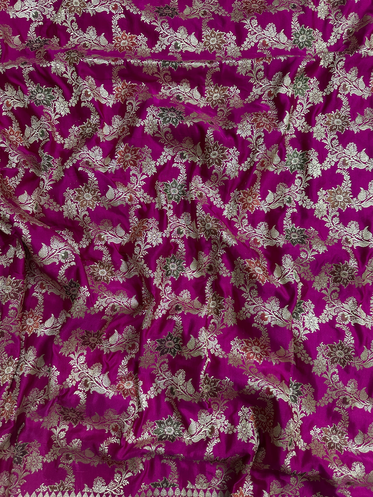 Pure Katan Silk Handloom Banarasi Bridal Saree