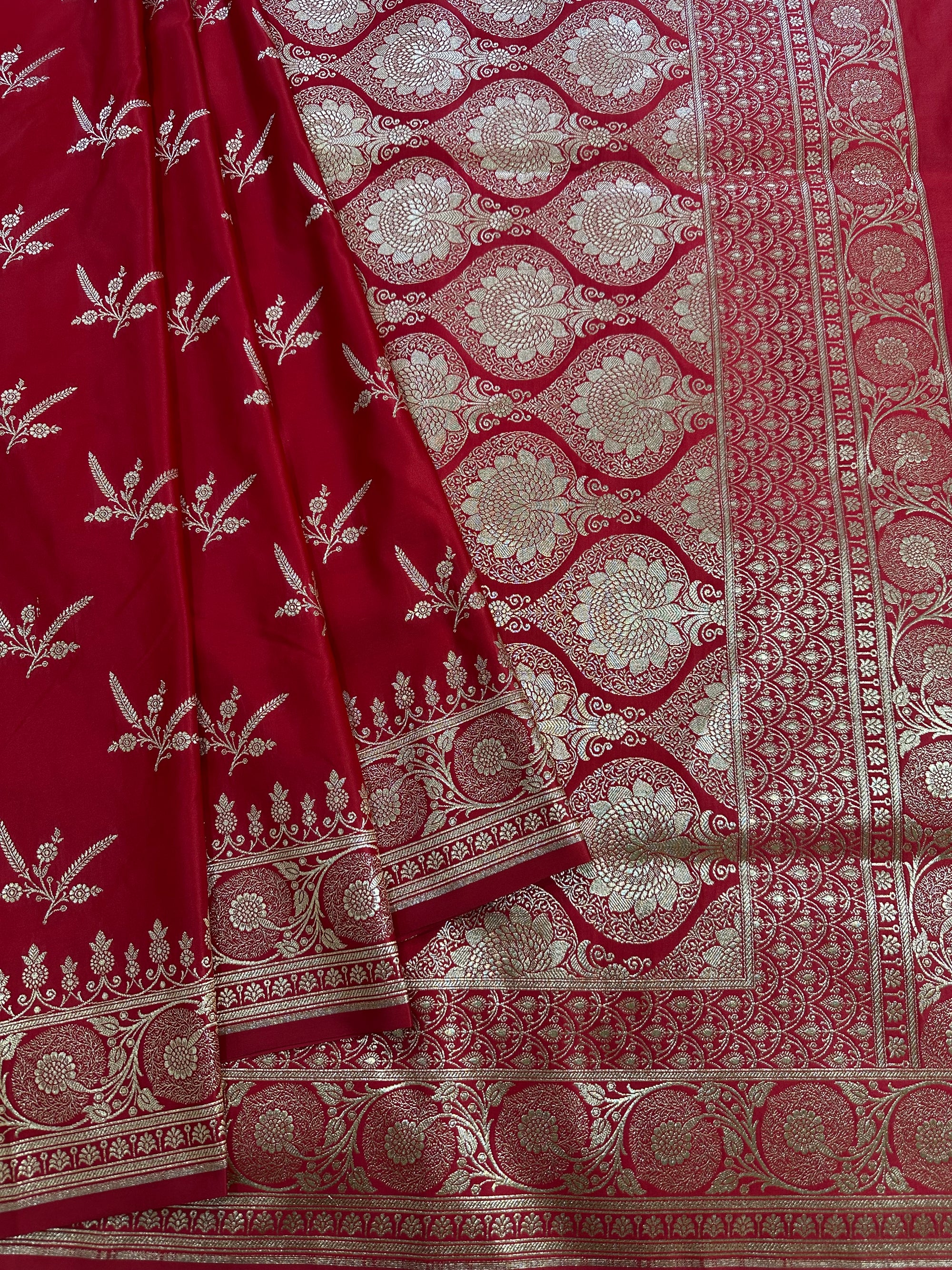 Premium Satin Silk Banarasi Saree