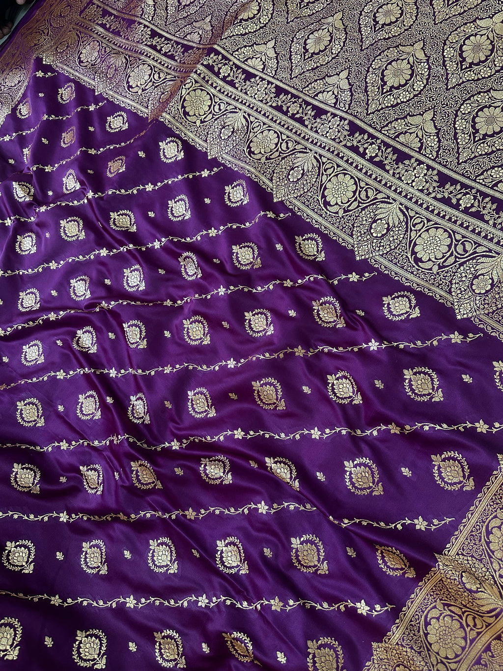 Premium Satin Silk Banarasi Saree
