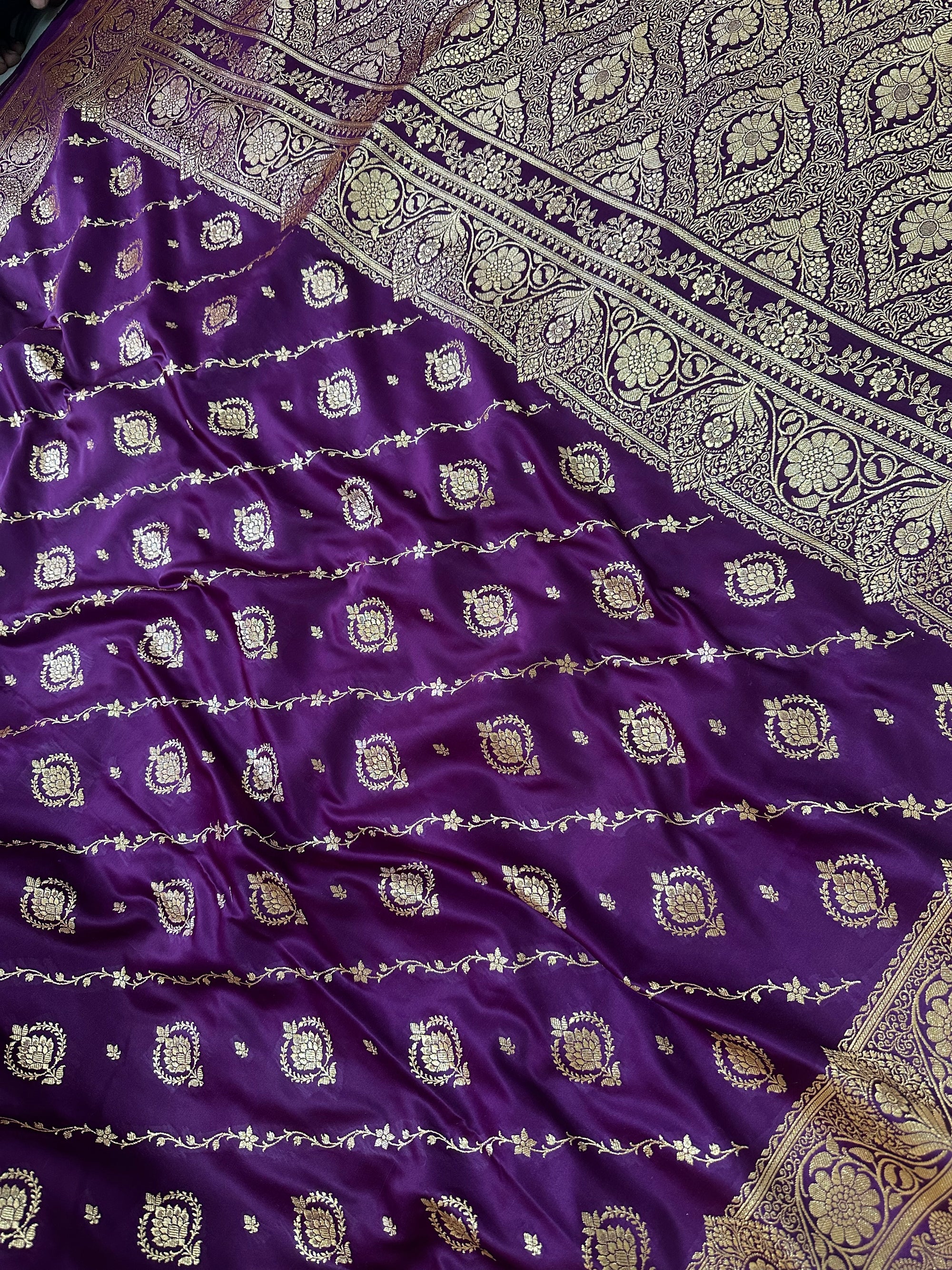 Premium Satin Silk Banarasi Saree