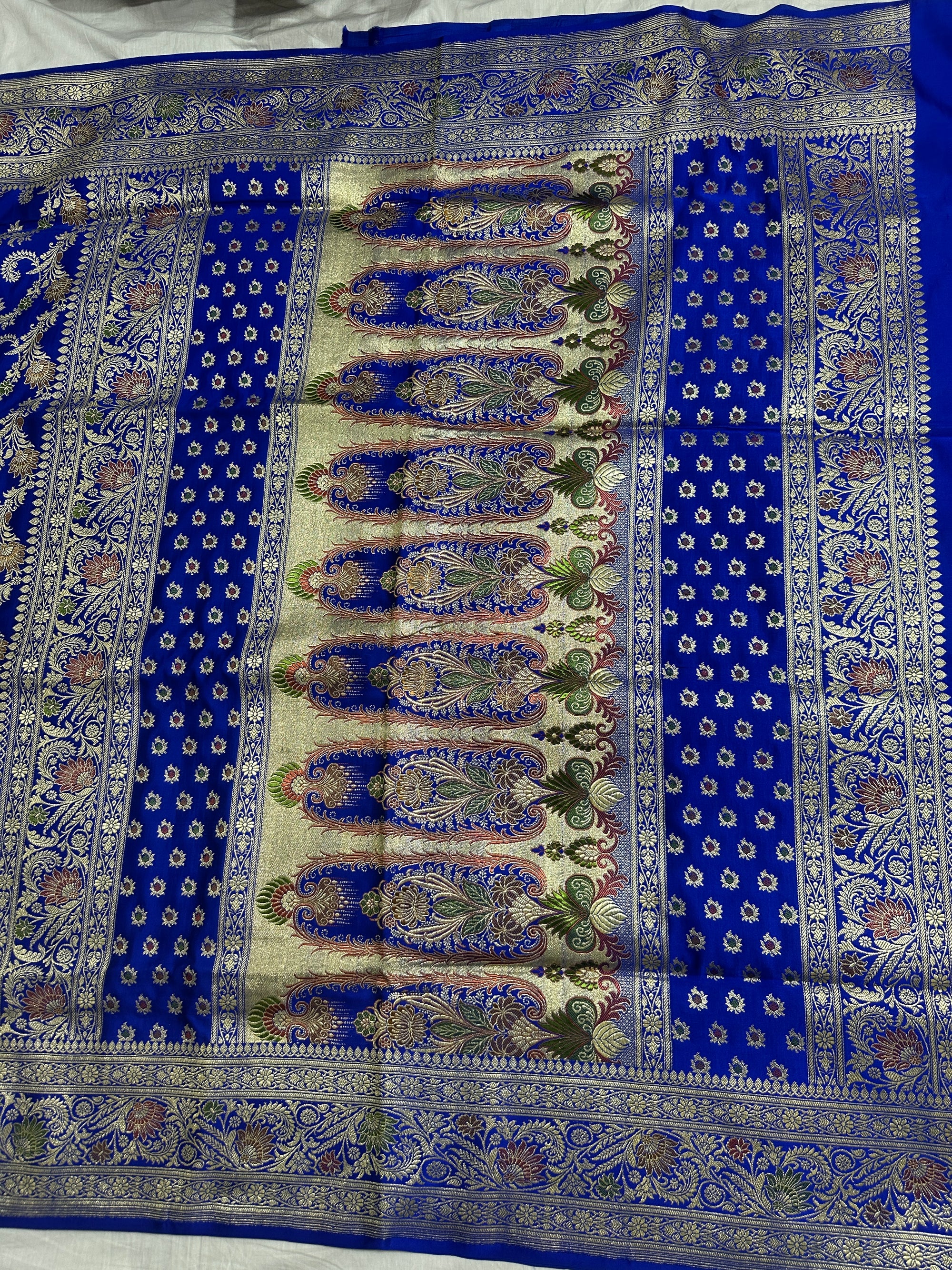 Pure Katan Silk Handloom Banarasi Bridal Saree