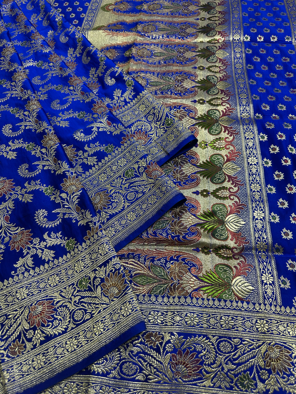 Pure Katan Silk Handloom Banarasi Bridal Saree