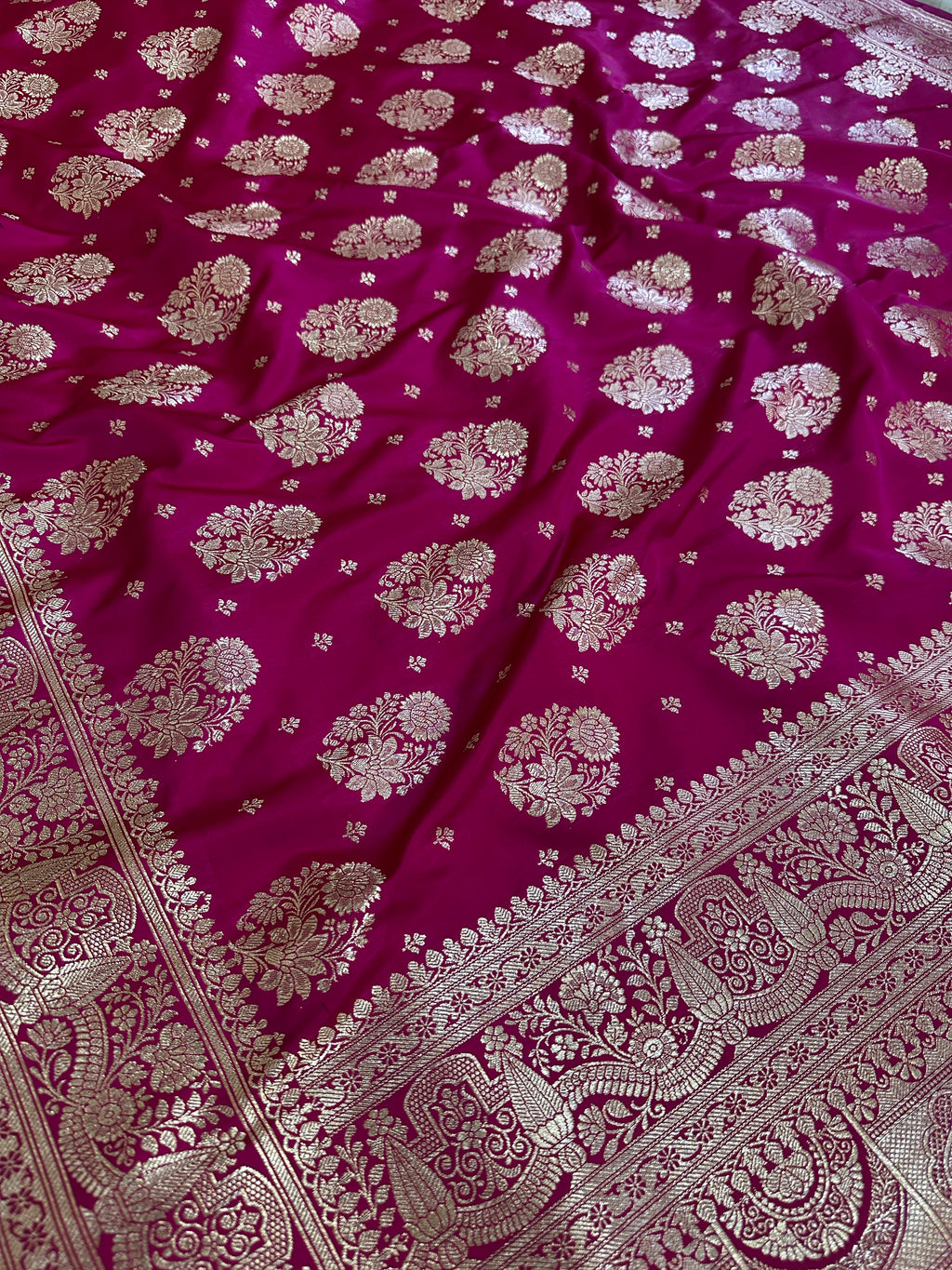 Premium Satin Silk Banarasi Saree