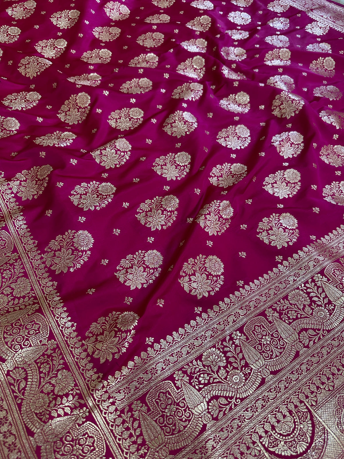 Premium Satin Silk Banarasi Saree