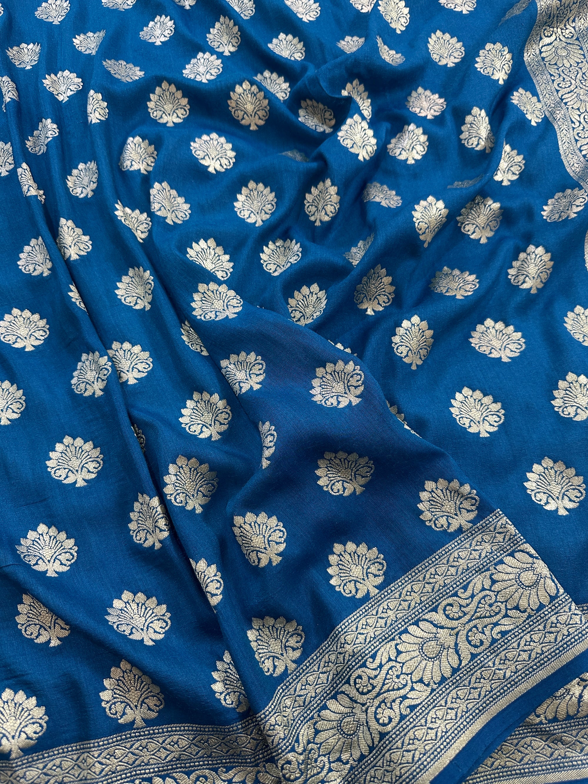 Pure Moonga Silk Banarasi Saree – Handwoven Elegance from Varanasi | Katan Banaras