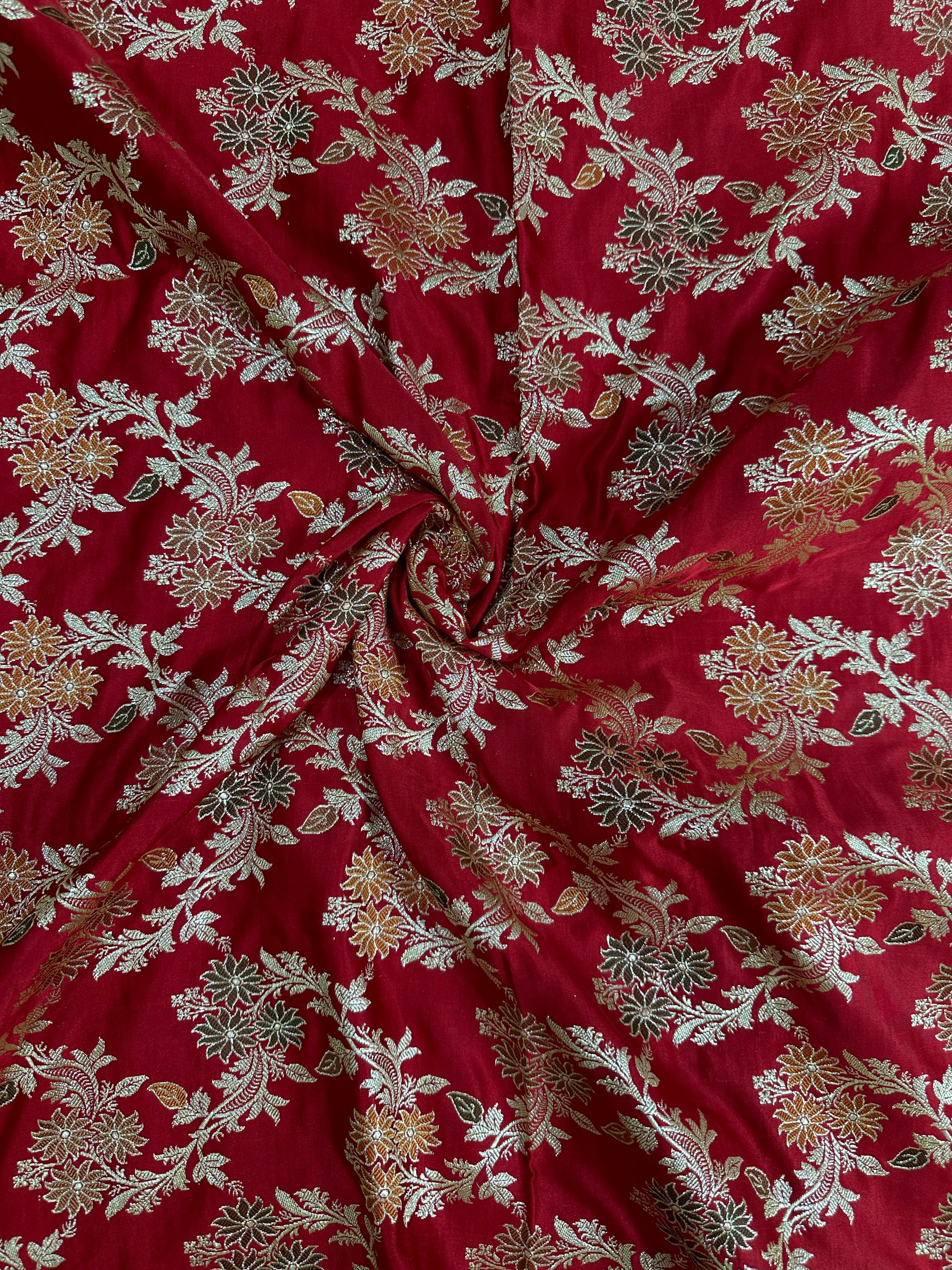 Pure Katan Silk Handloom Banarasi Bridal Saree