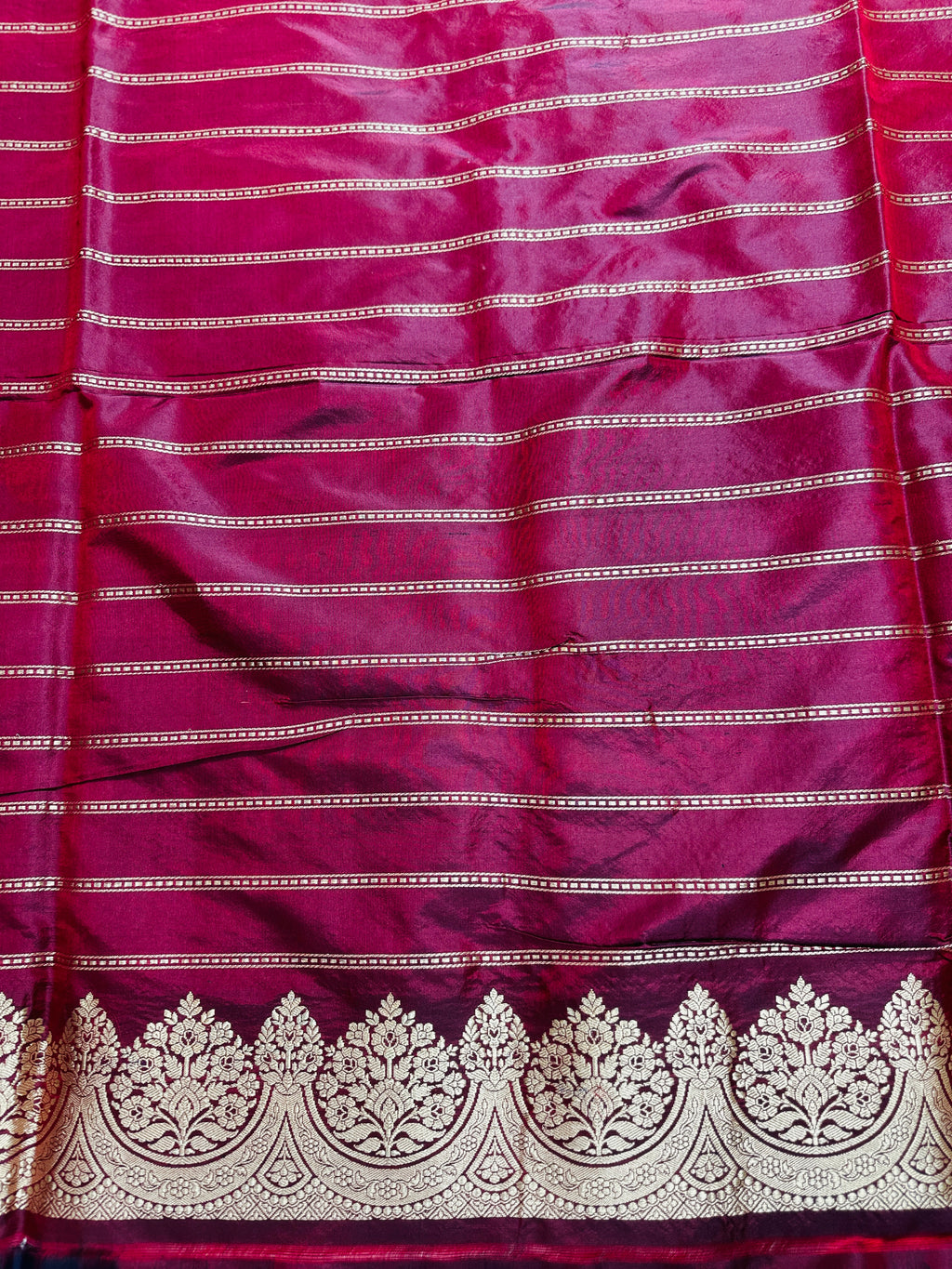 Pure Kora Silk Handloom Banarasi Sareee