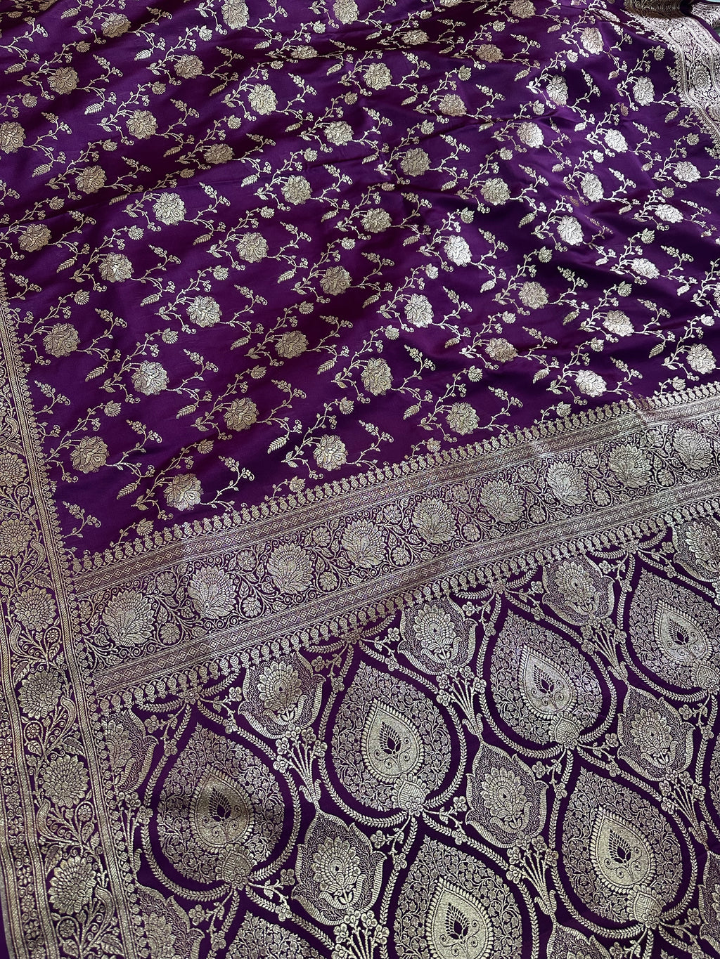 Premium Satin Silk Banarasi Saree
