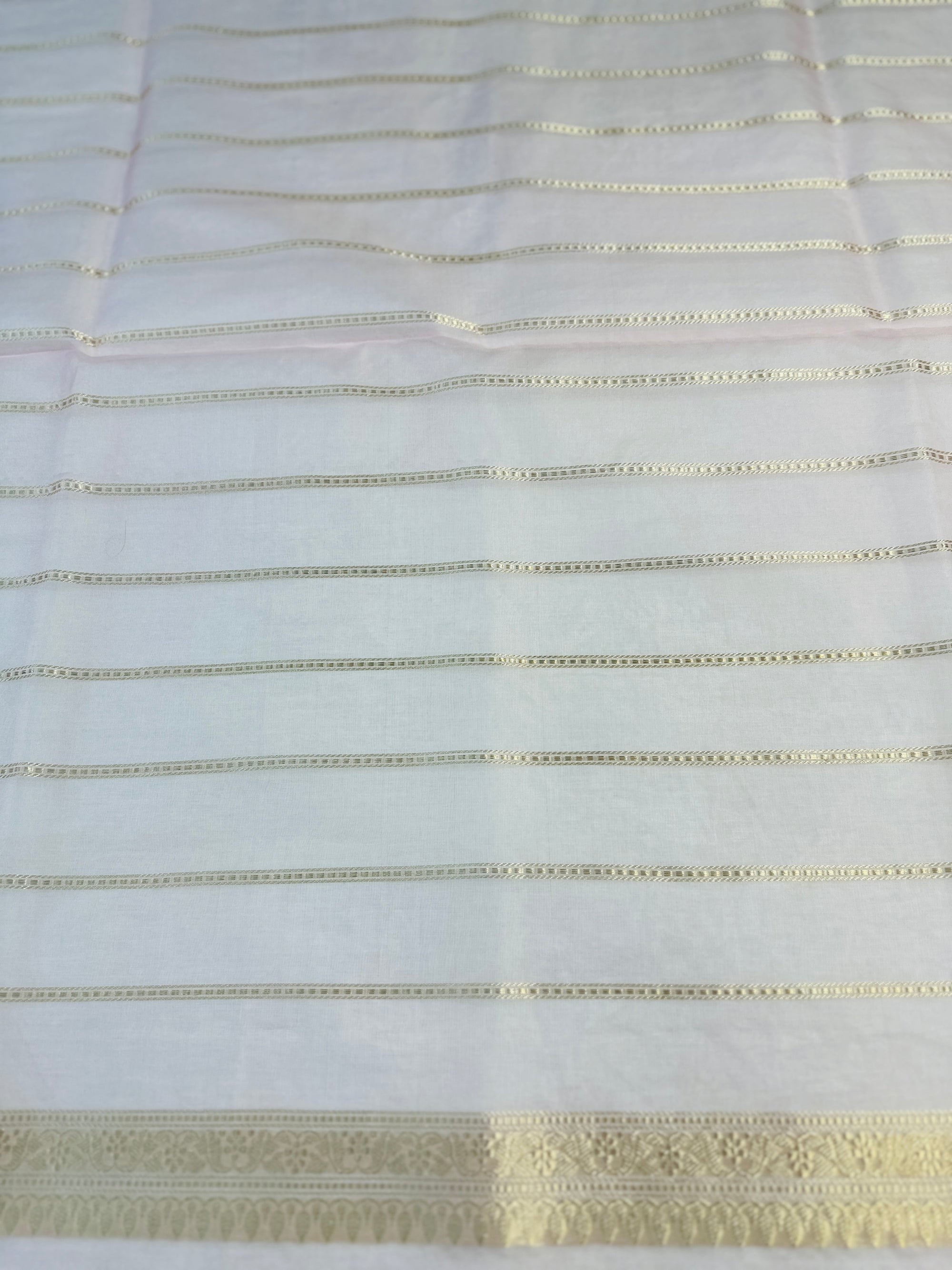 Pure Kora Silk Handloom Banarasi Saree