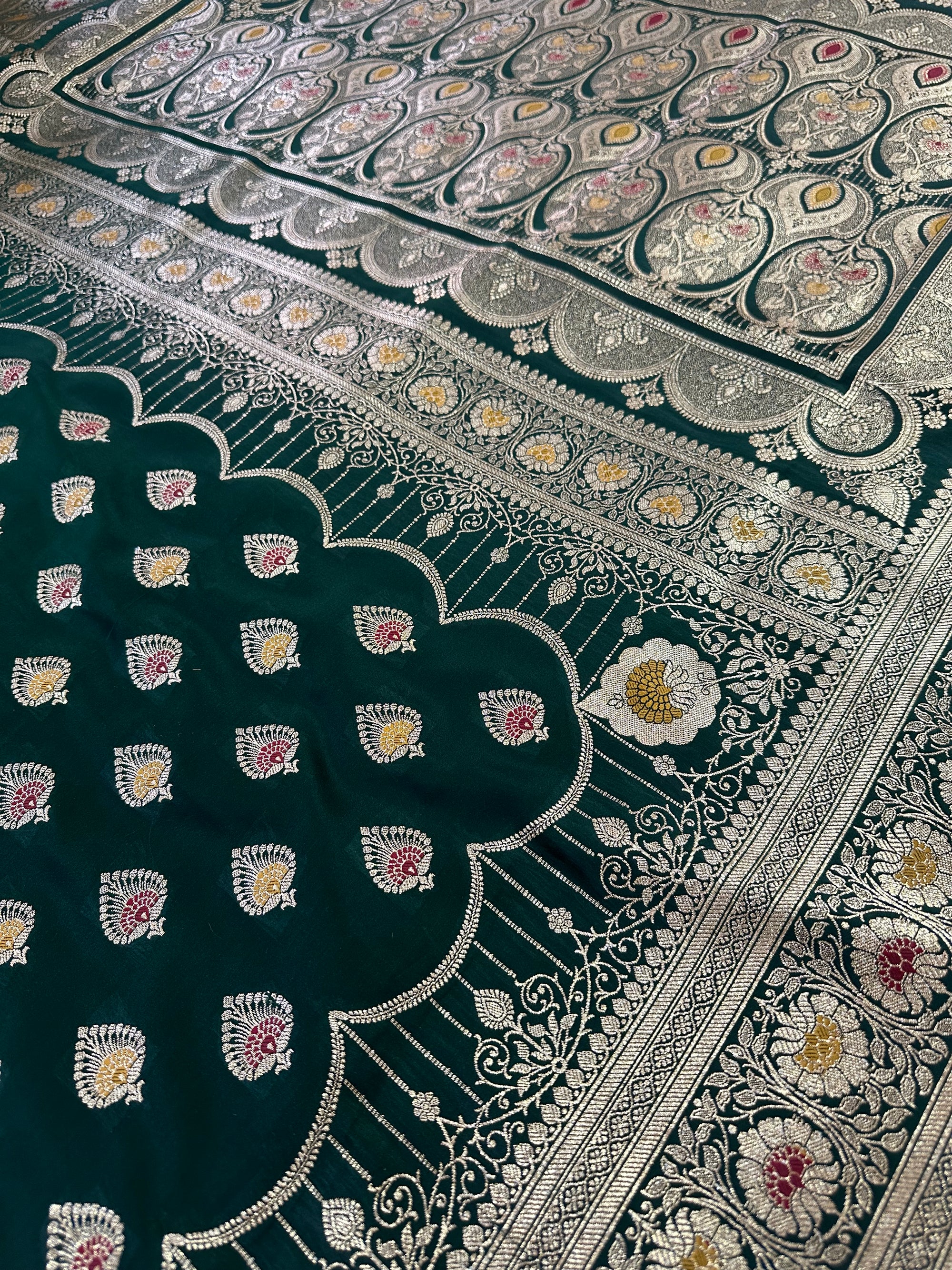 Premium Satin Silk Banarasi Saree