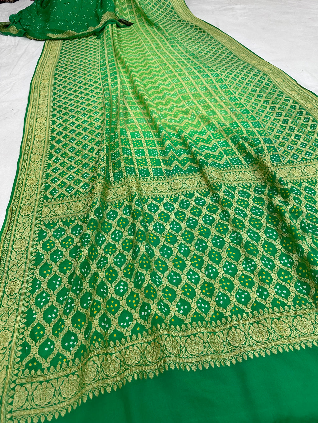 Pure Khaddi georgette Bandhan [Bandhej] Saree