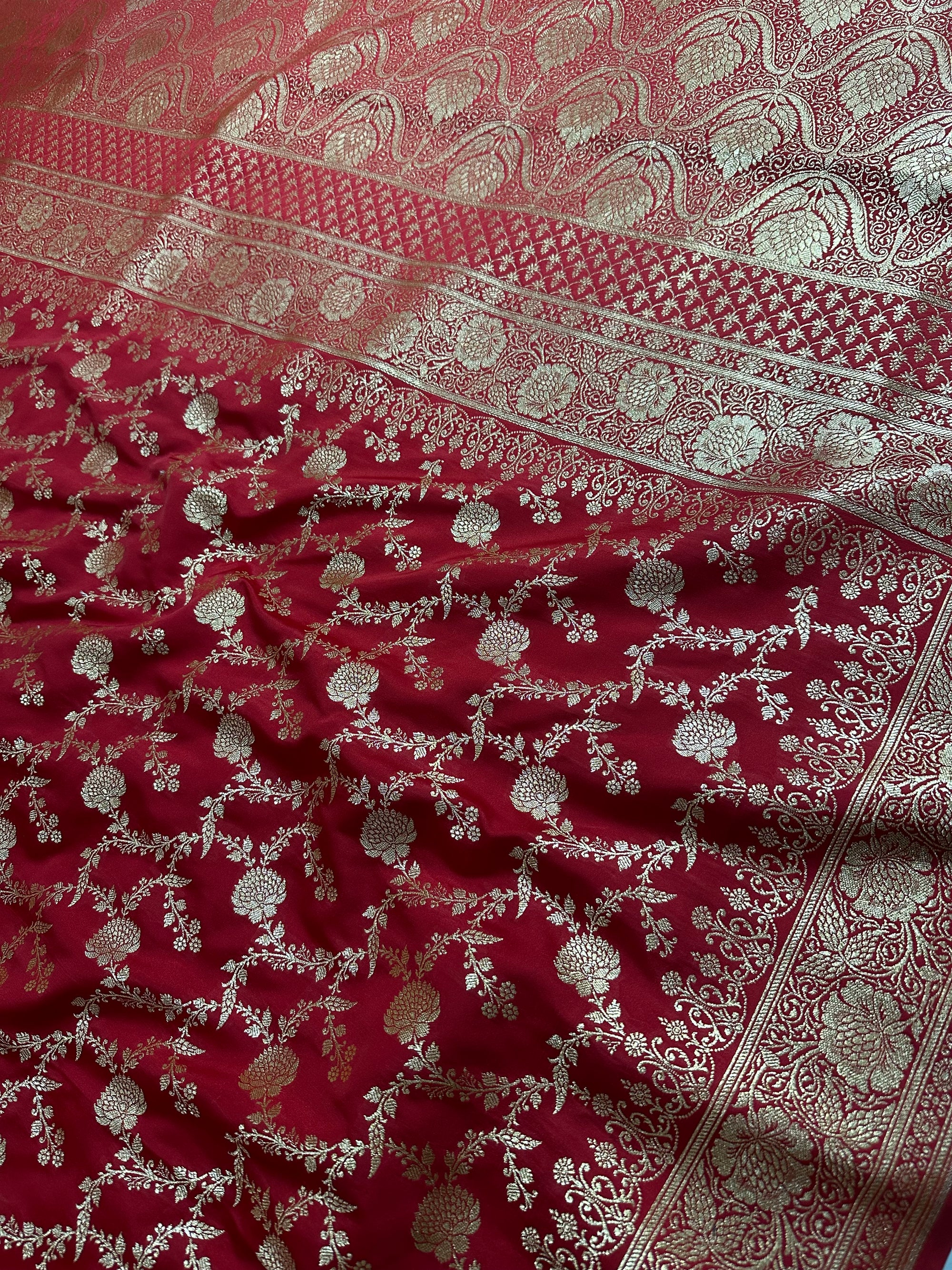 Premium Satin Silk Banarasi Saree