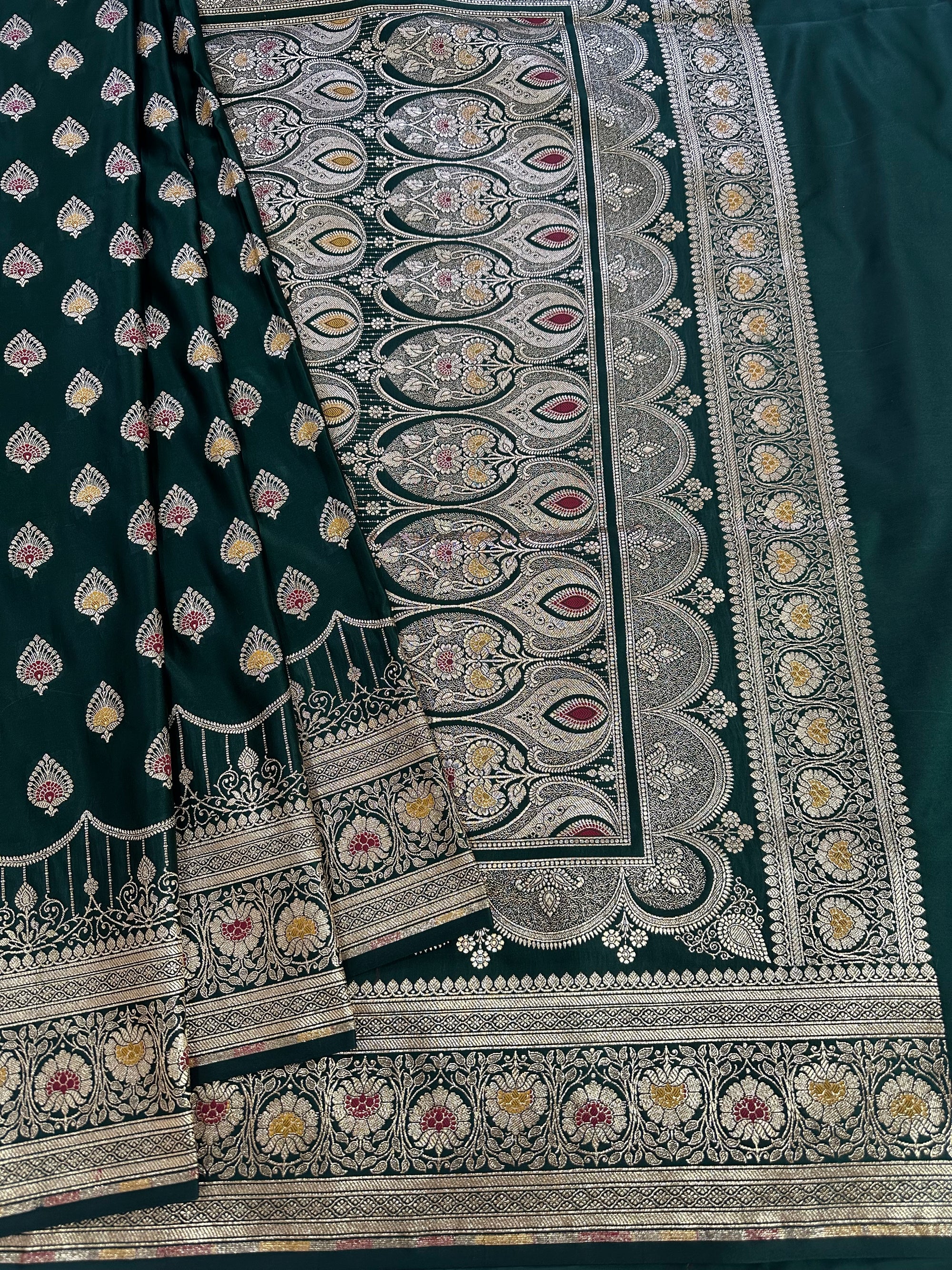 Premium Satin Silk Banarasi Saree