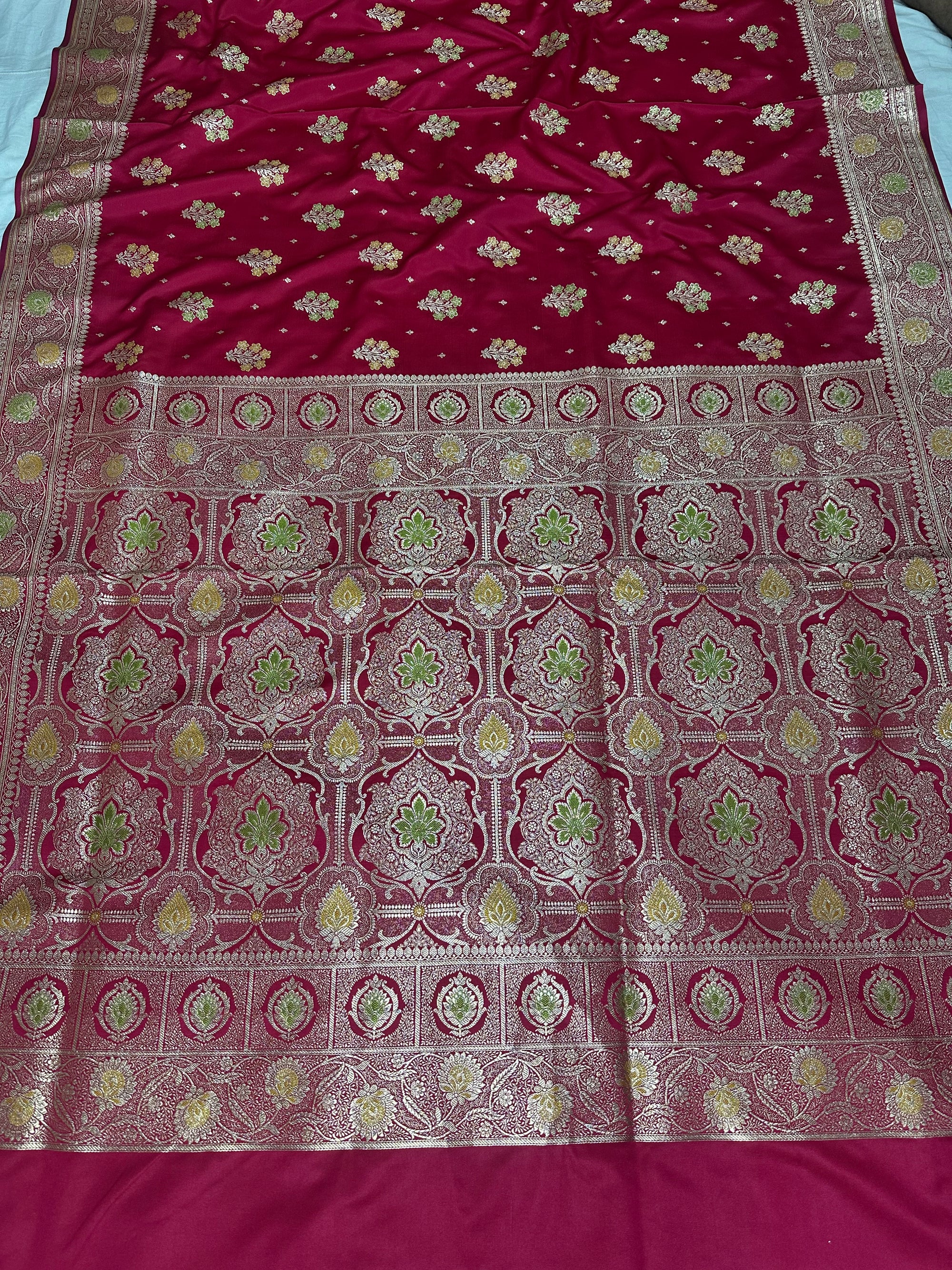 Premium Satin Silk Banarasi Saree