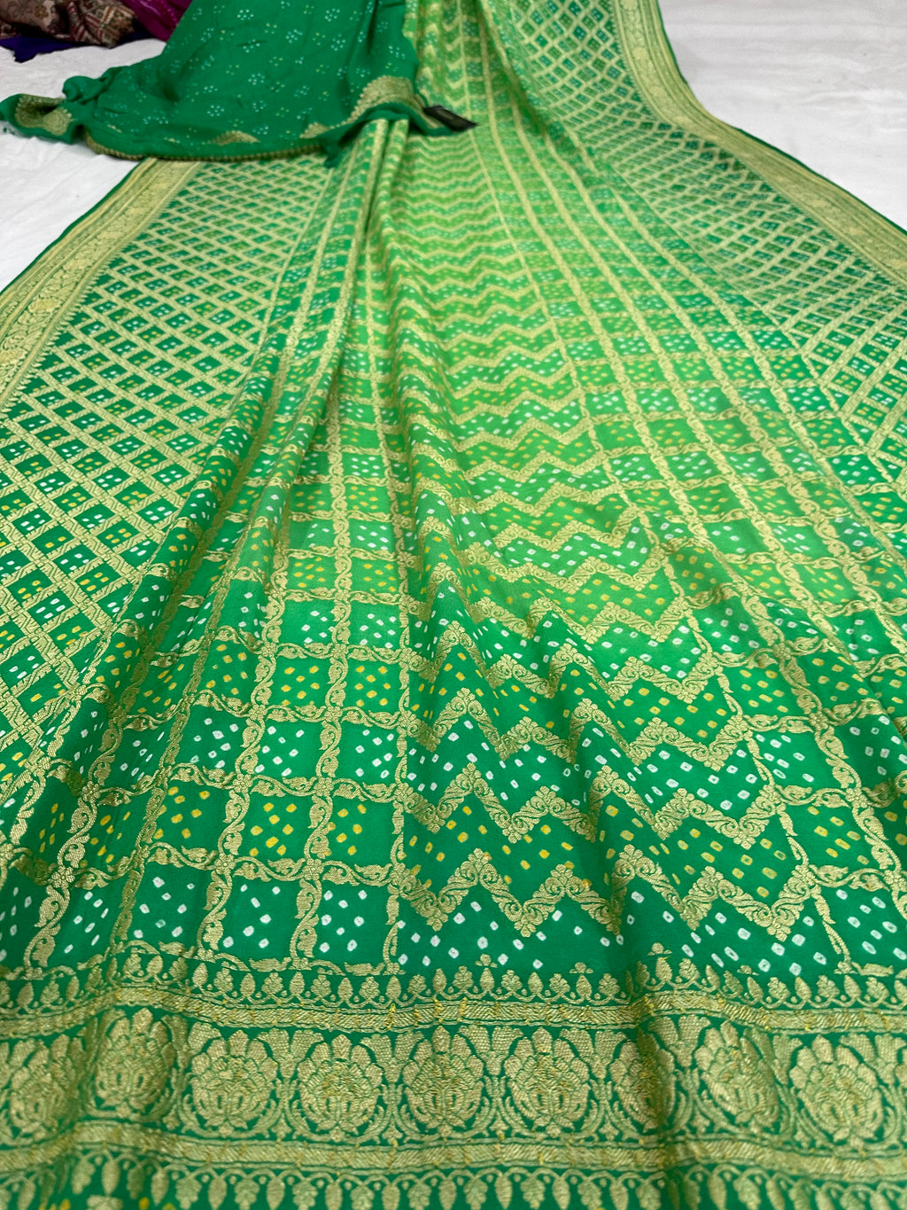 Pure Khaddi georgette Bandhan [Bandhej] Saree