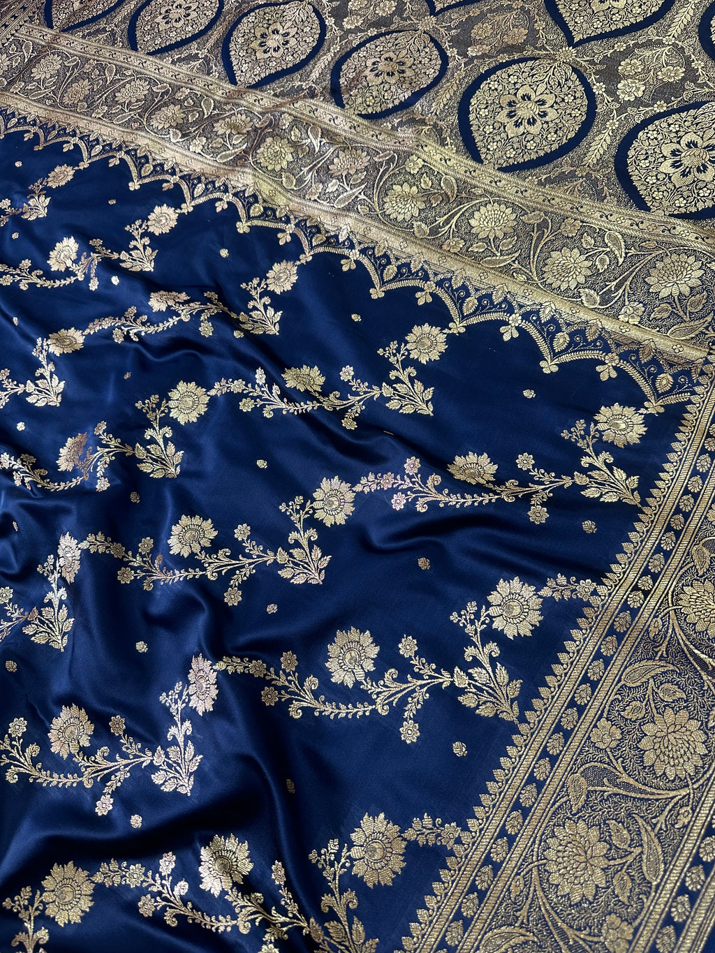 Premium Satin Silk Banarasi Saree