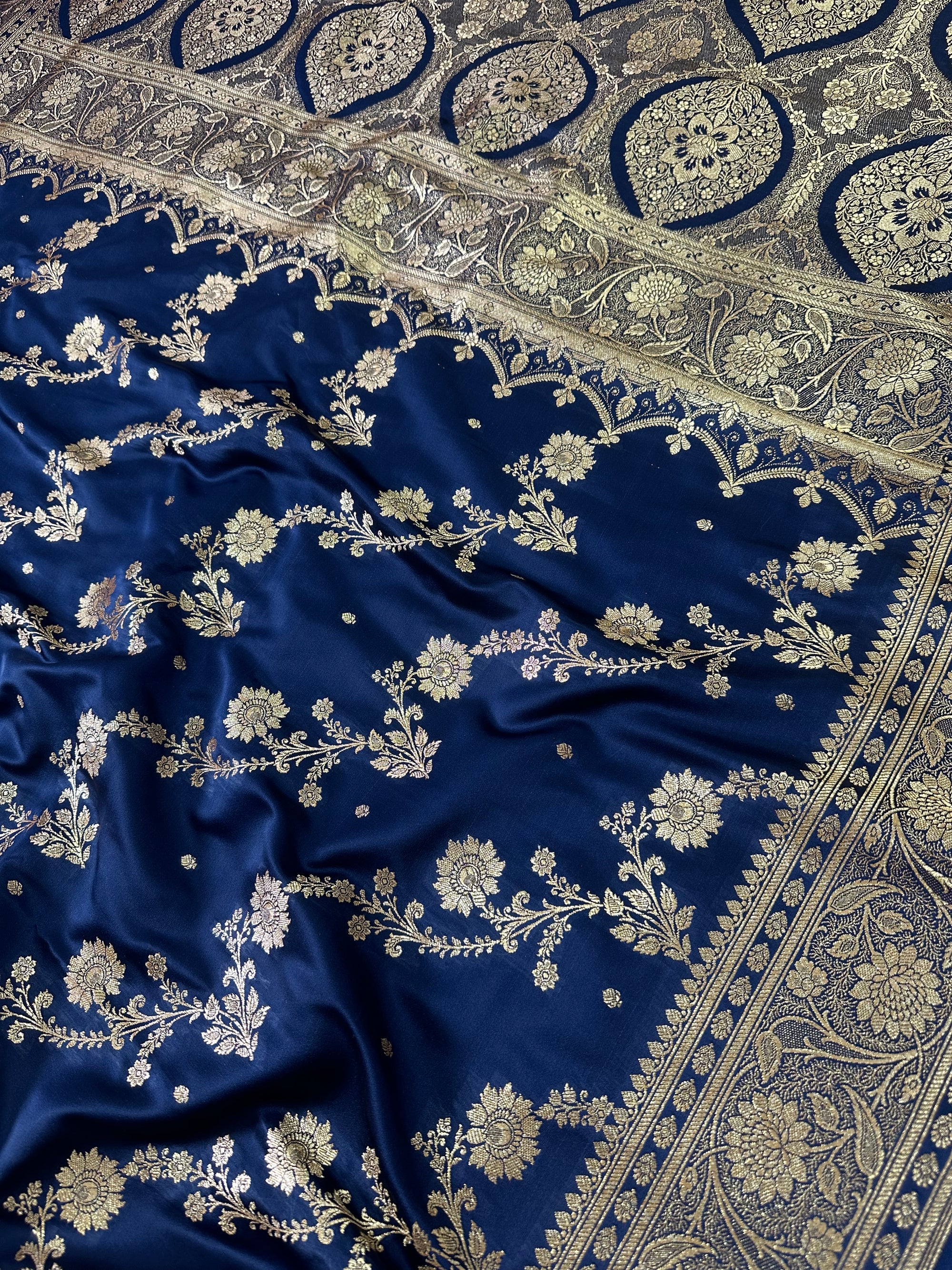 Premium Satin Silk Banarasi Saree
