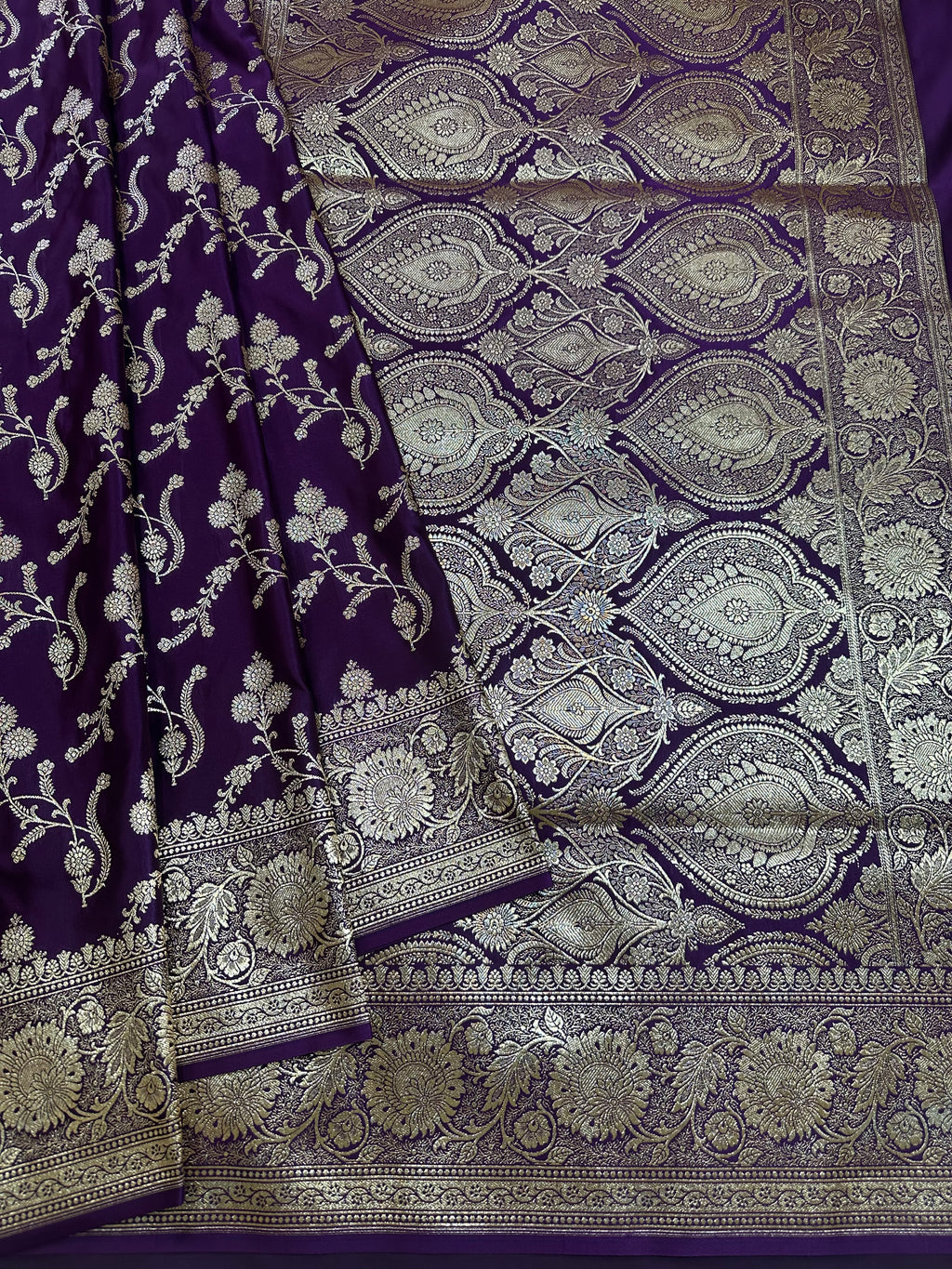 Premium Satin Silk Banarasi Saree