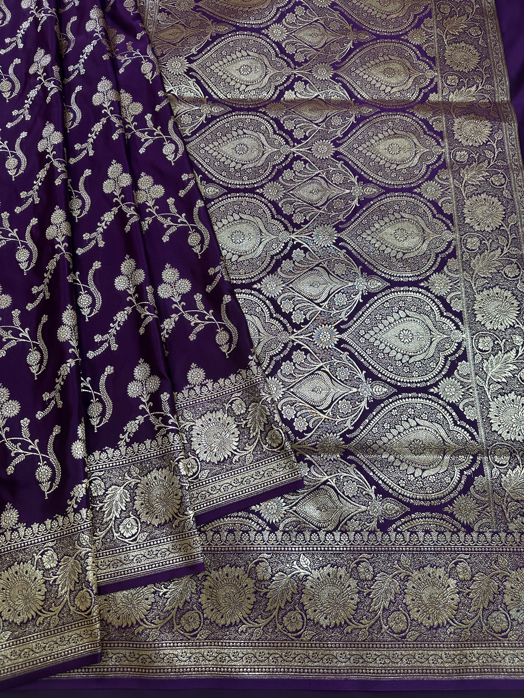 Premium Satin Silk Banarasi Saree