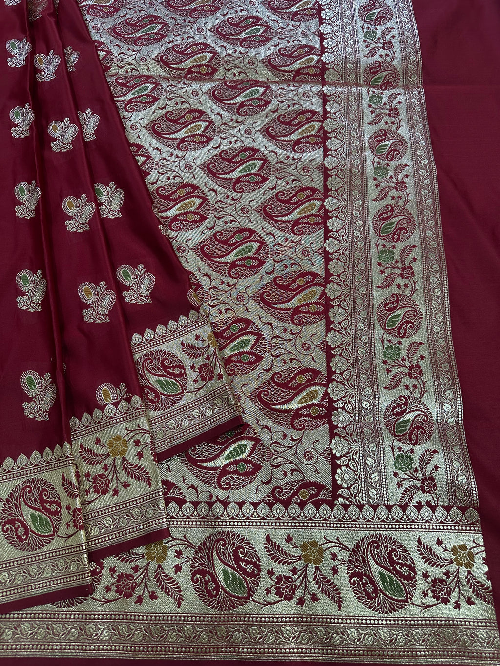 Premium Satin Silk Banarasi Saree