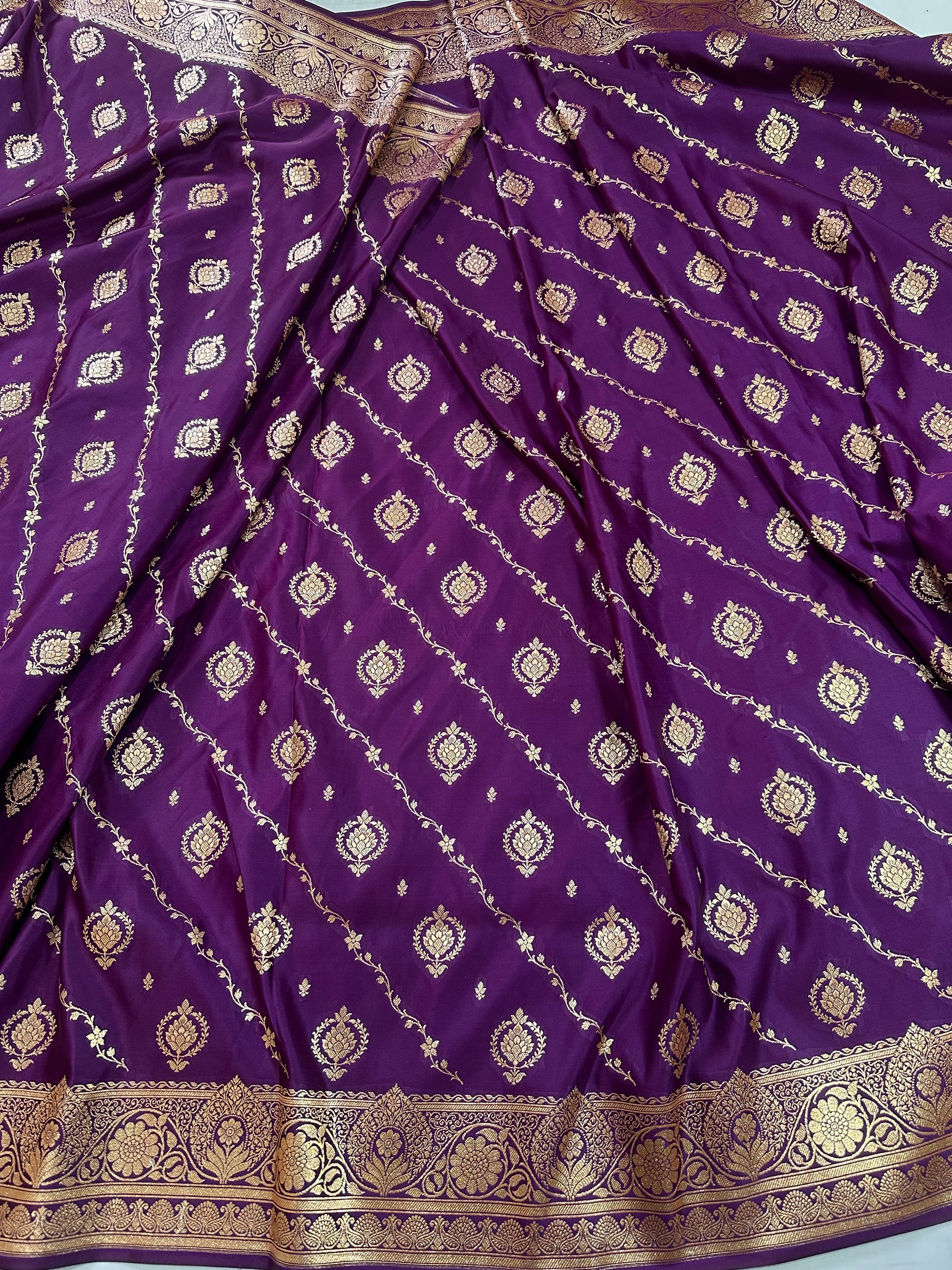 Premium Satin Silk Banarasi Saree