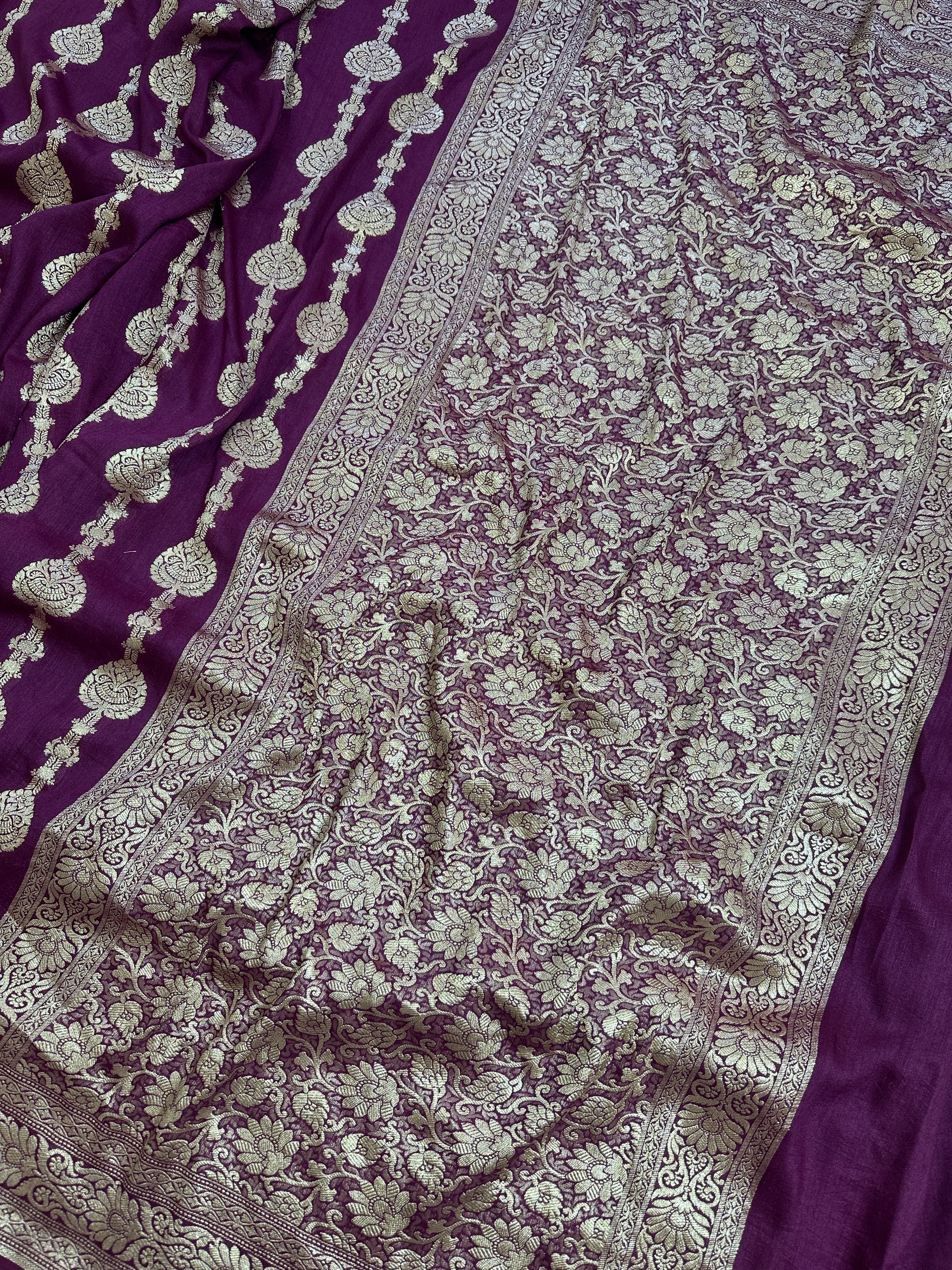 Pure Moonga Silk Banarasi Saree