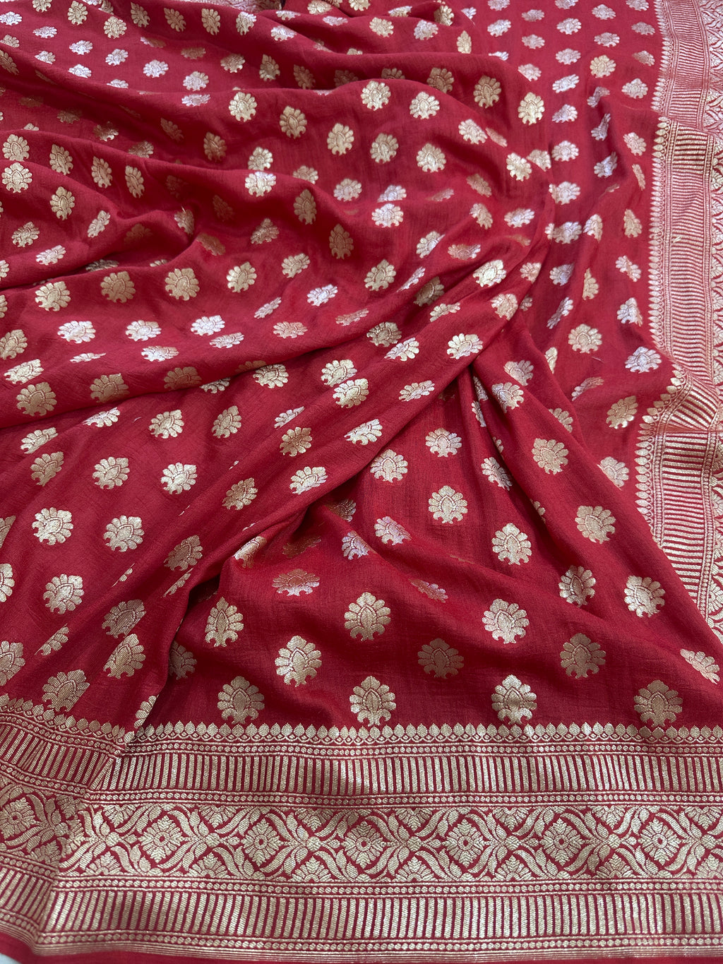 Pure Moonga Silk Banarasi saree