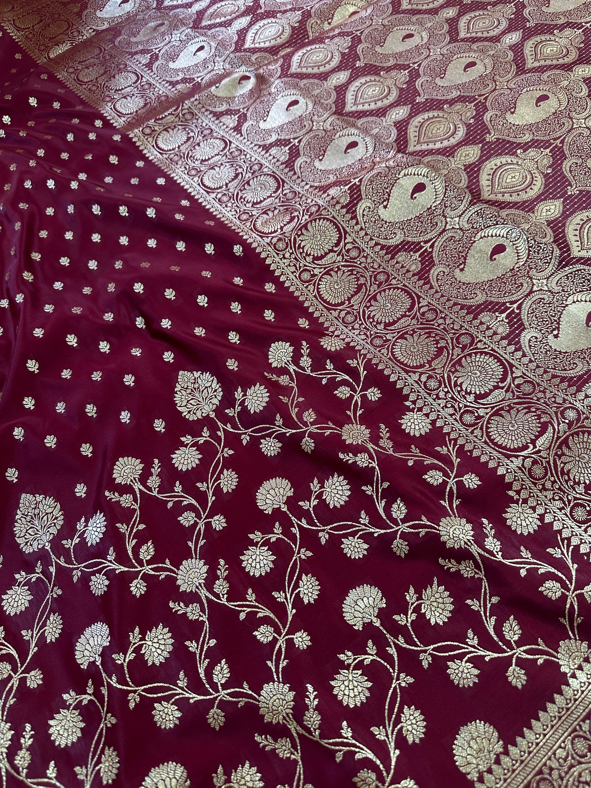 Premium Satin Silk Banarasi Saree