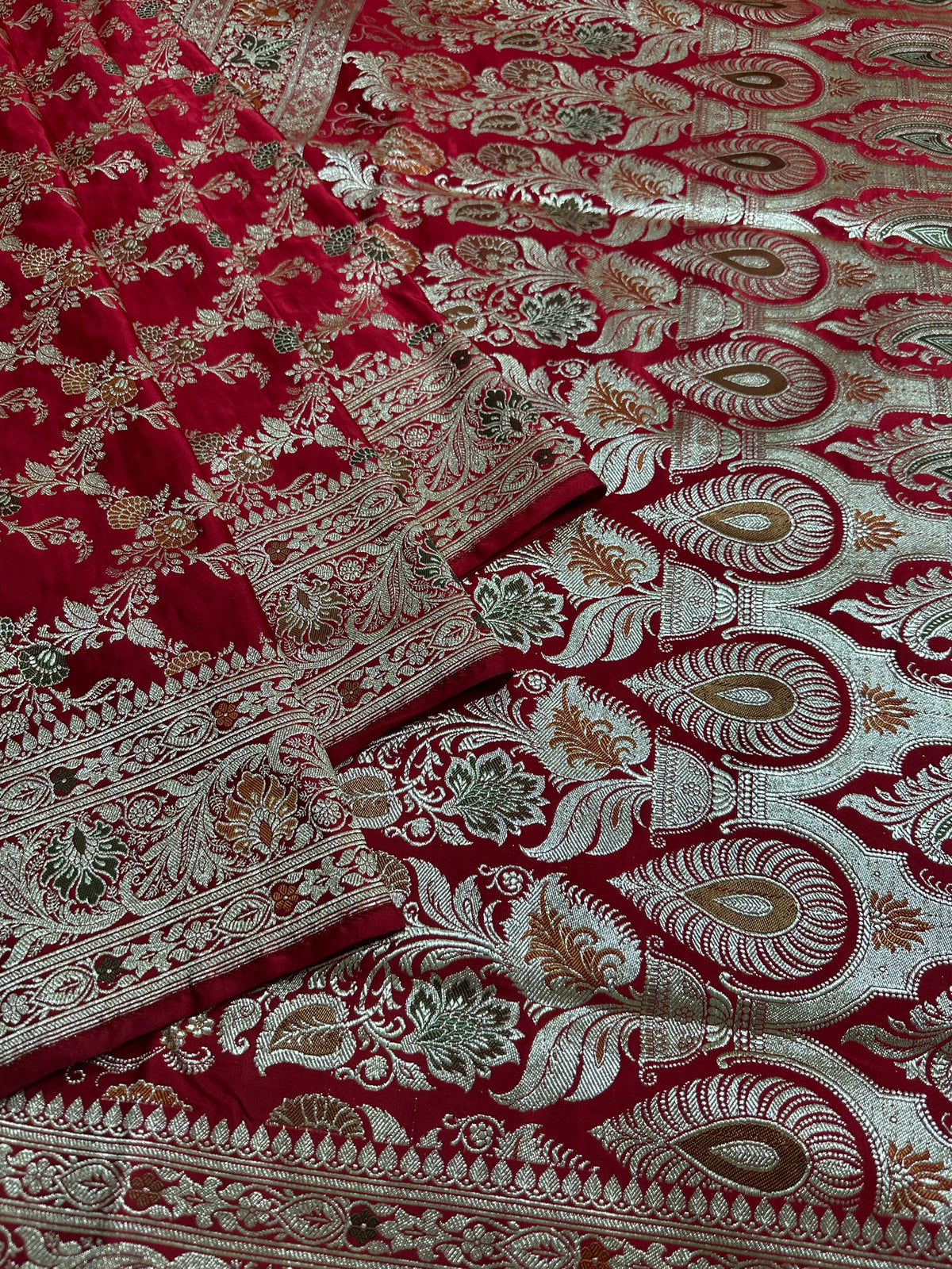 Pure Katan Silk Handloom Banarasi Saree