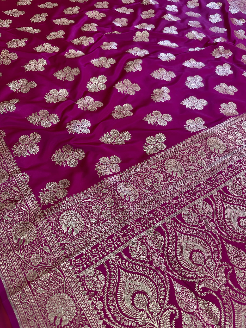 Premium Satin Silk Banarasi Saree