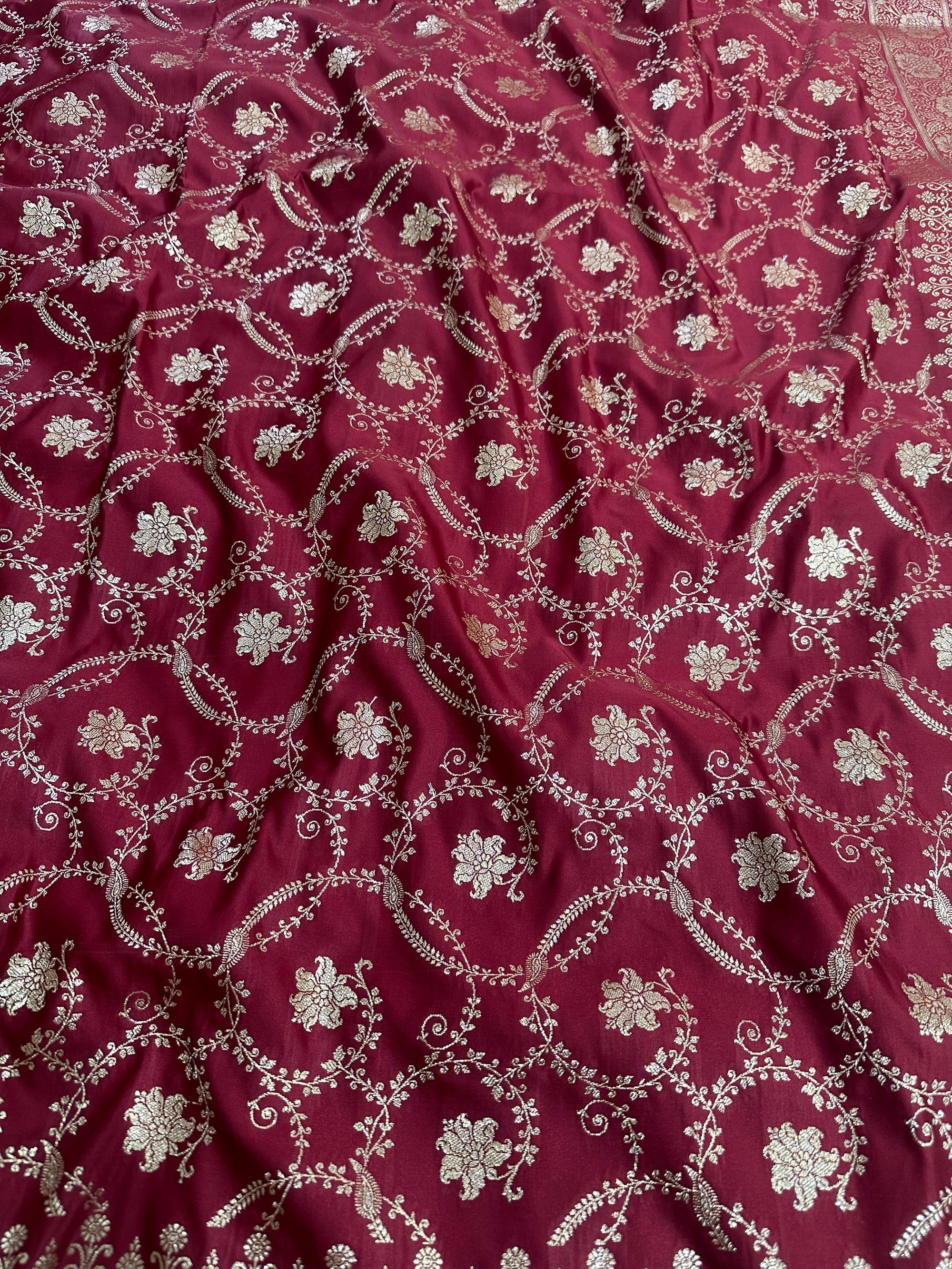 Premium Satin Silk Banarasi Saree