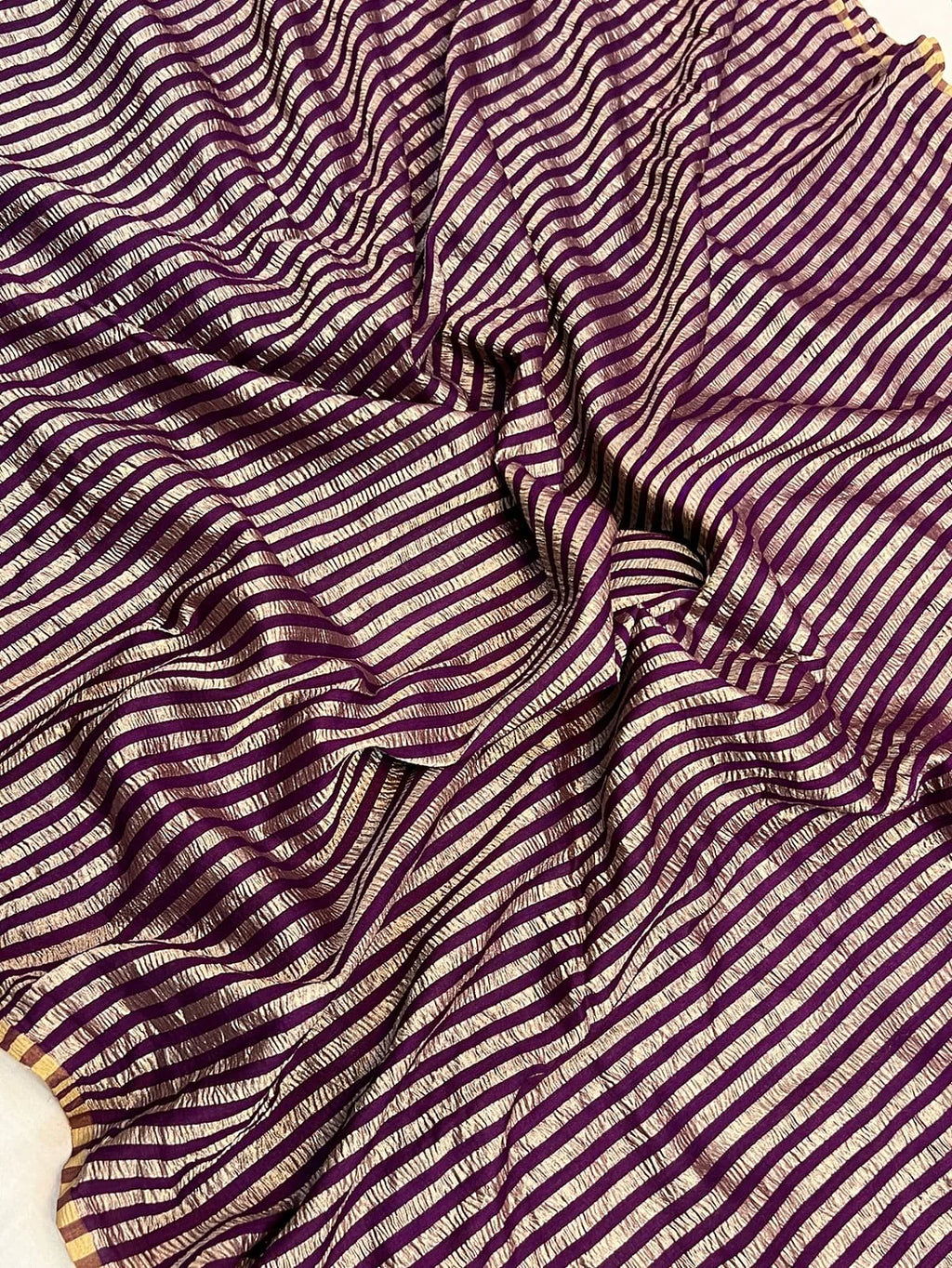 Pure Moonga Silk Banarasi Saree | Zari Woven Heritage Silk Saree from Varanasi