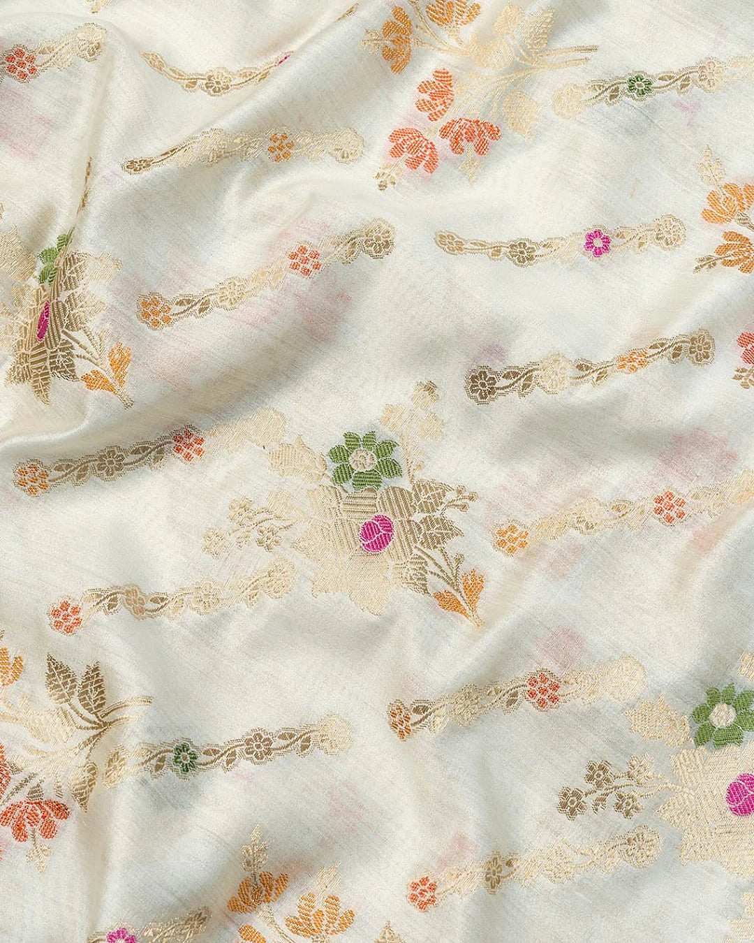 Pure Chiniya Silk Banarasi Saree | Vintage Zari Buta Woven Luxury Saree