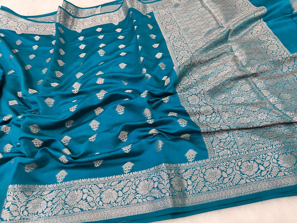 Pure Chiniya Silk Banarasi Saree | Konia Zari Woven Luxury Saree from Varanasi