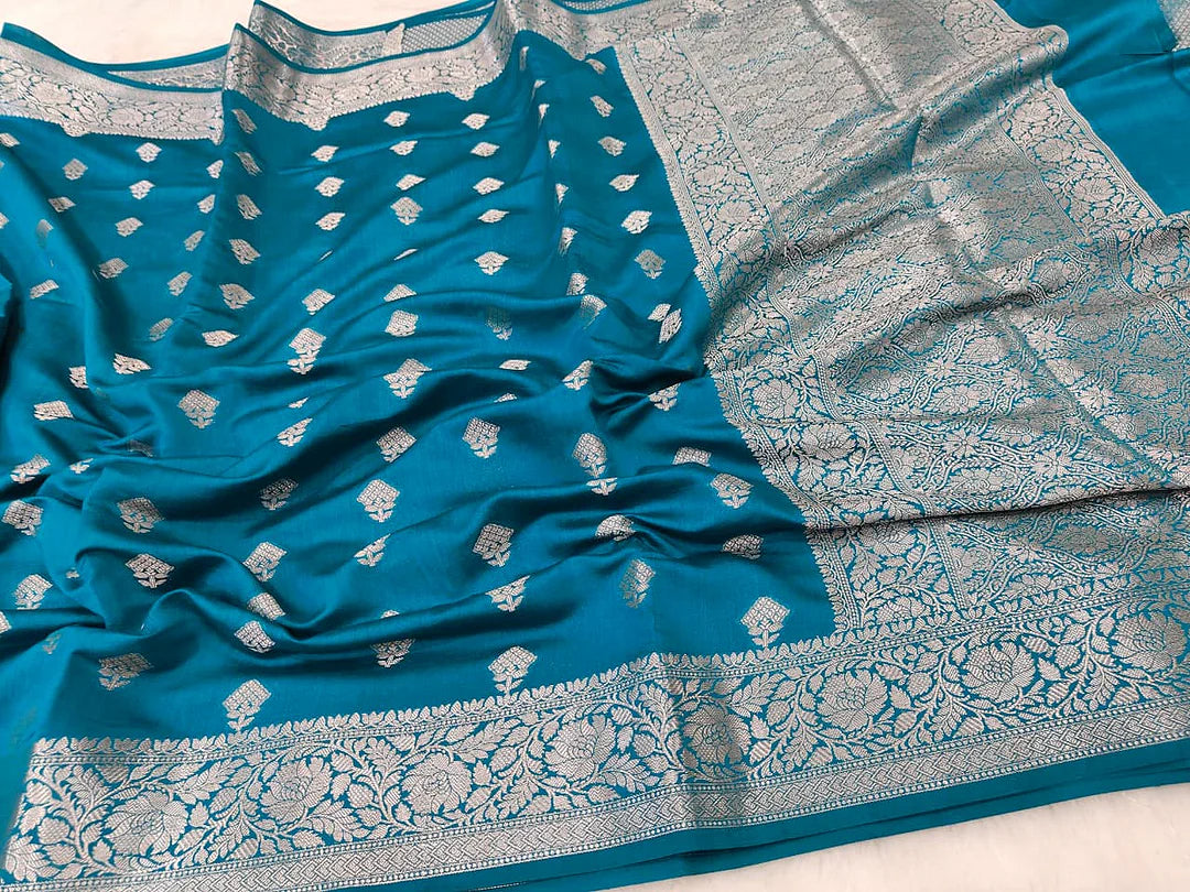 Pure Chiniya Silk Banarasi Saree | Konia Zari Woven Luxury Saree from Varanasi