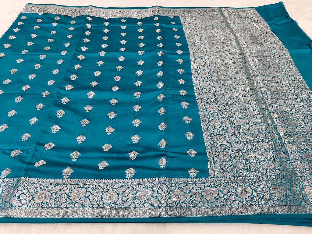 Pure Chiniya Silk Banarasi Saree | Konia Zari Woven Luxury Saree from Varanasi