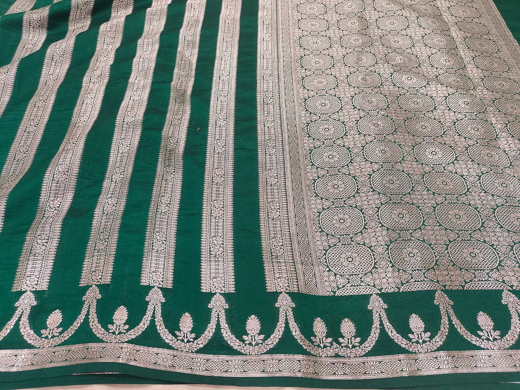 Pure Chiniya Silk Banarasi Saree | Paisley Zari Woven Luxury Saree from Varanasi