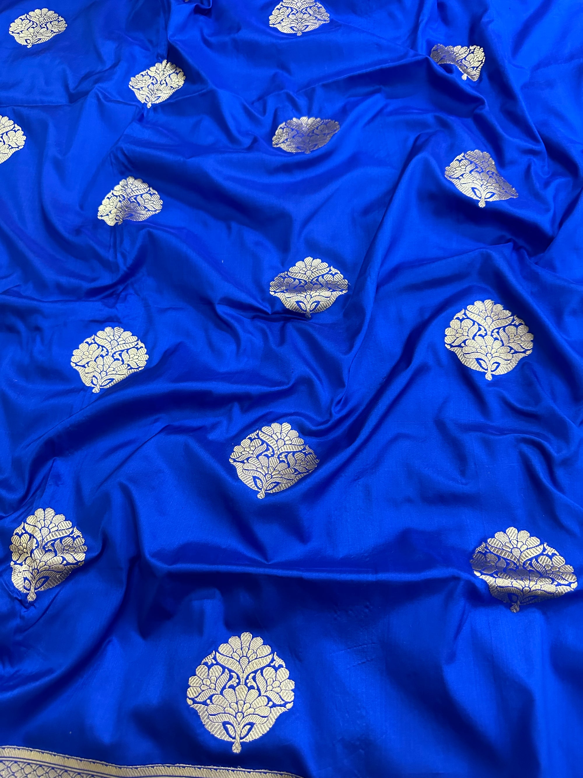 Pure Katan Silk Kadhwa Buta Handloom Saree – Real Zari Banarasi Masterpiece | Royal Weave Elegance