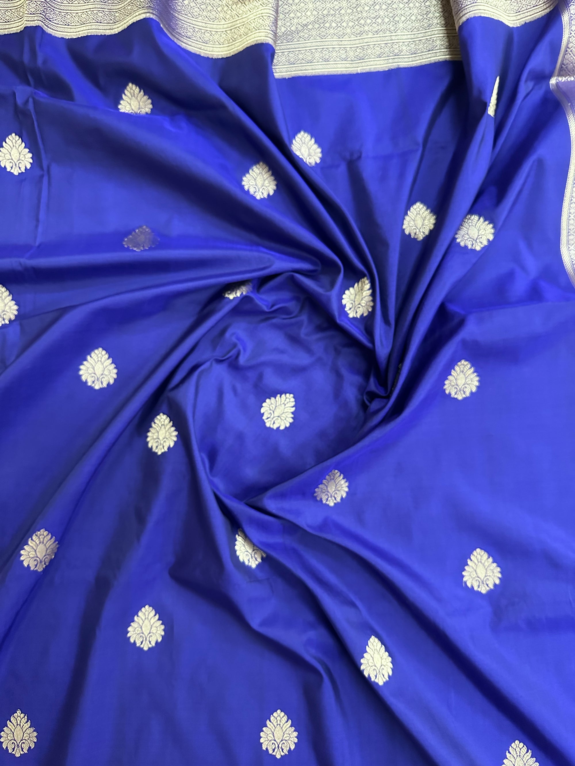 Pure Katan Silk Kadhwa Buta Handloom Saree – Real Zari Banarasi Masterpiece | Royal Weave Elegance