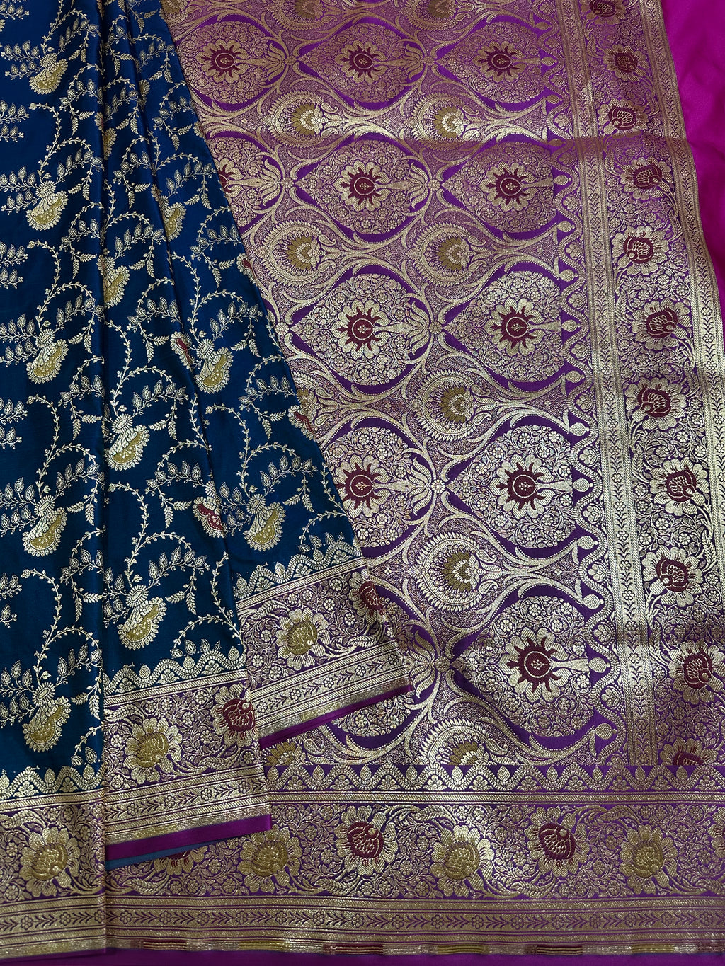 Premium Satin Silk Banarasi Saree