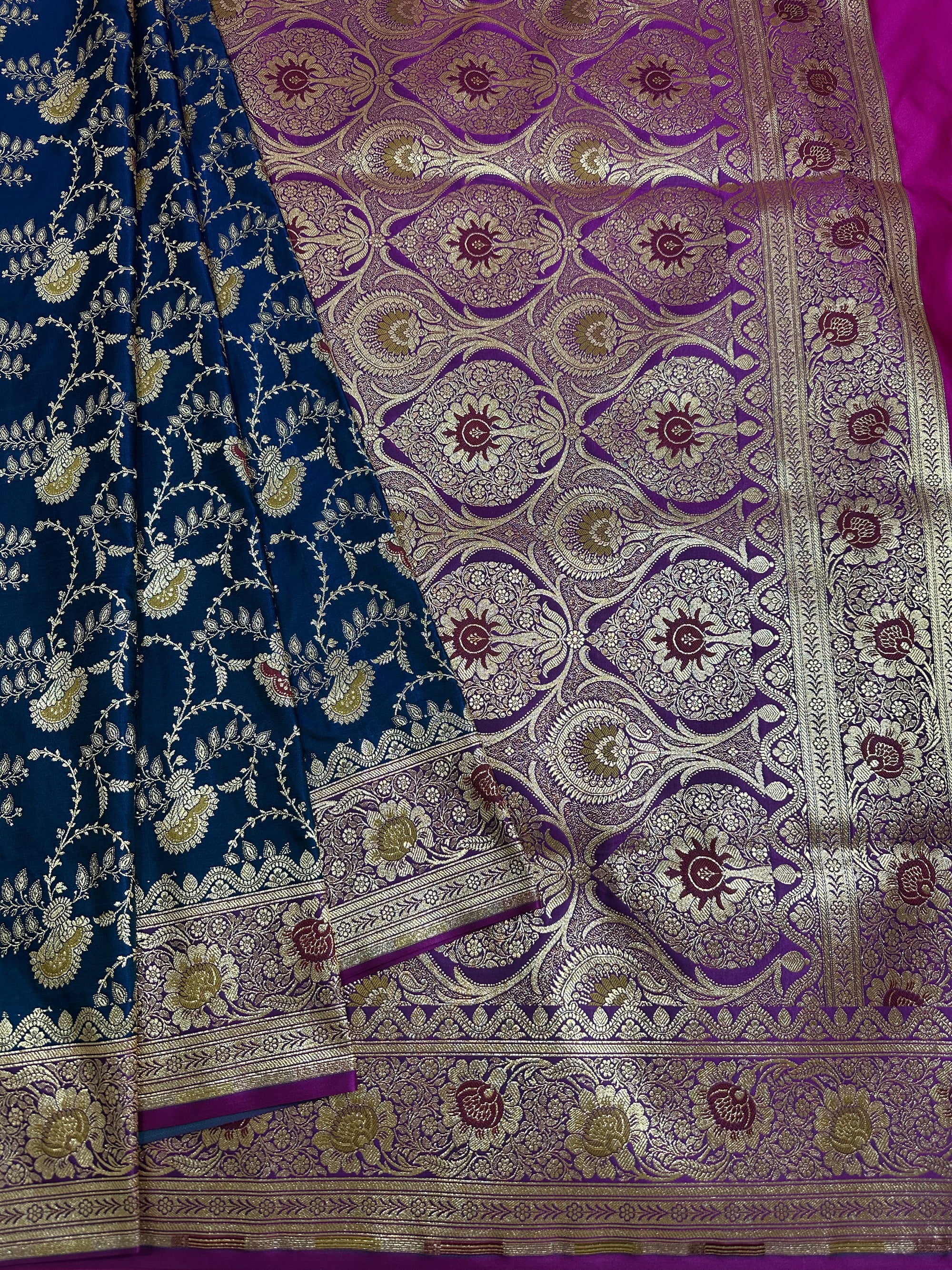 Premium Satin Silk Banarasi Saree