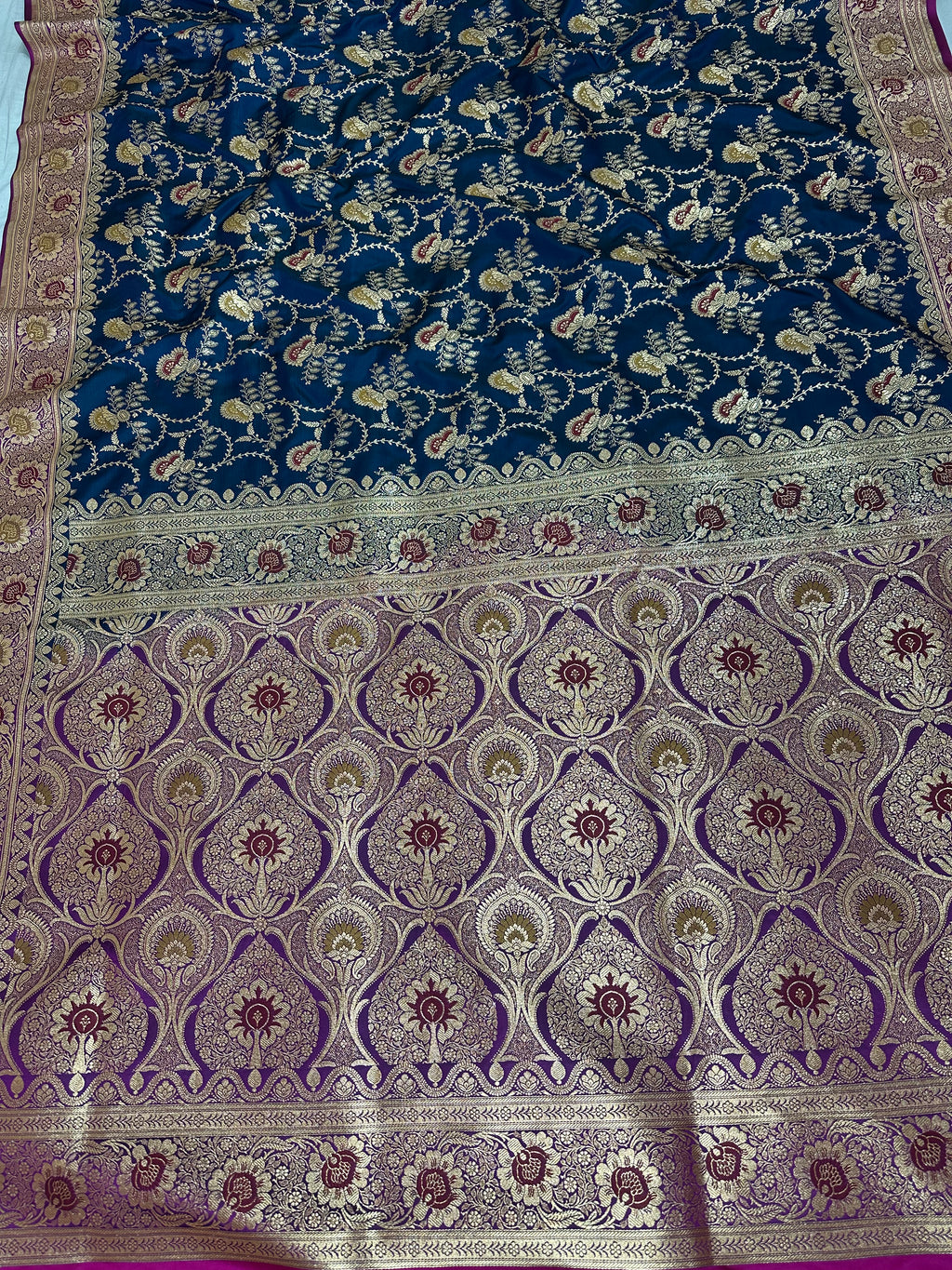 Premium Satin Silk Banarasi Saree