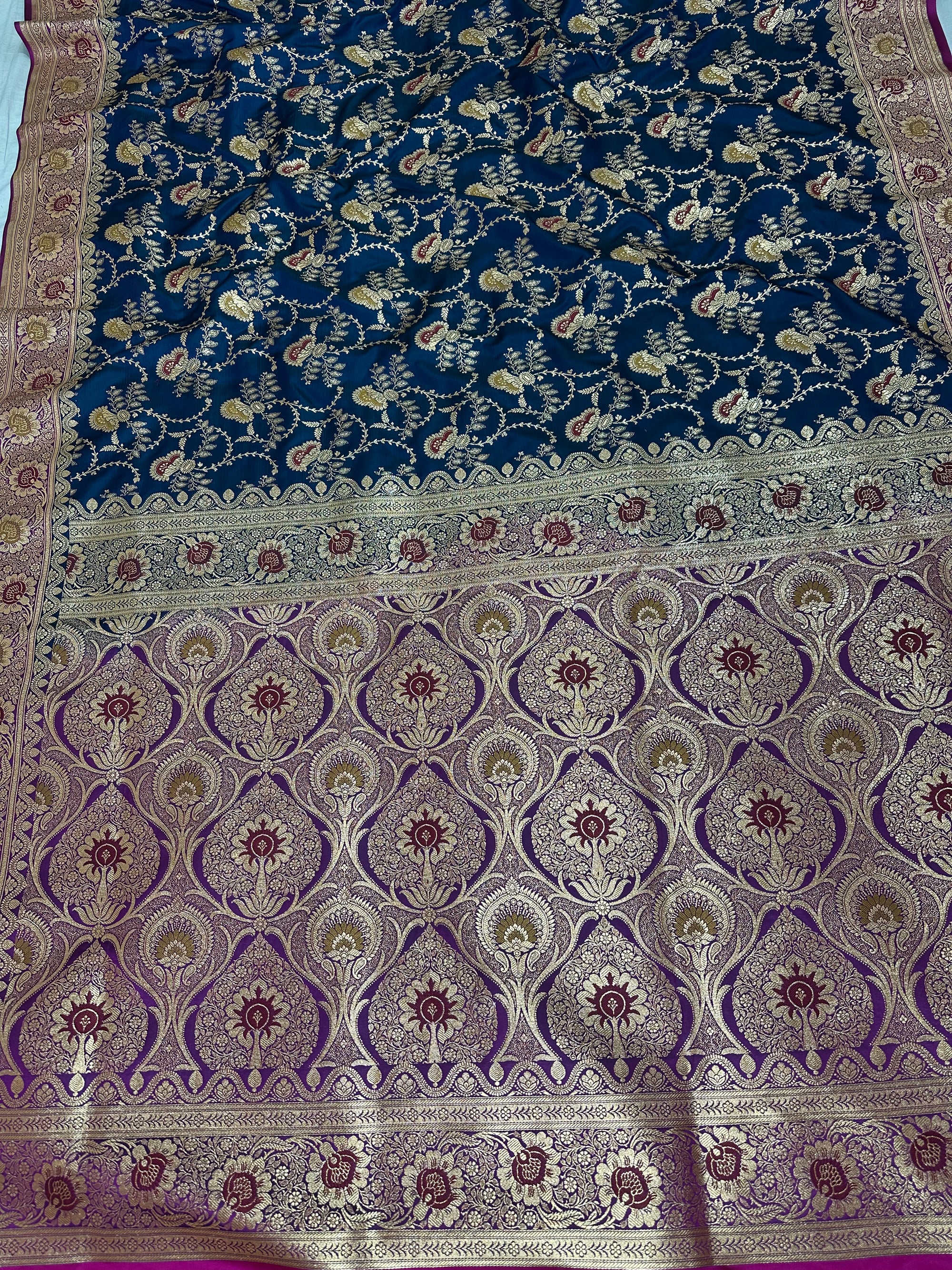 Premium Satin Silk Banarasi Saree