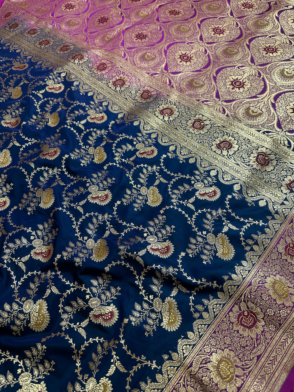 Premium Satin Silk Banarasi Saree