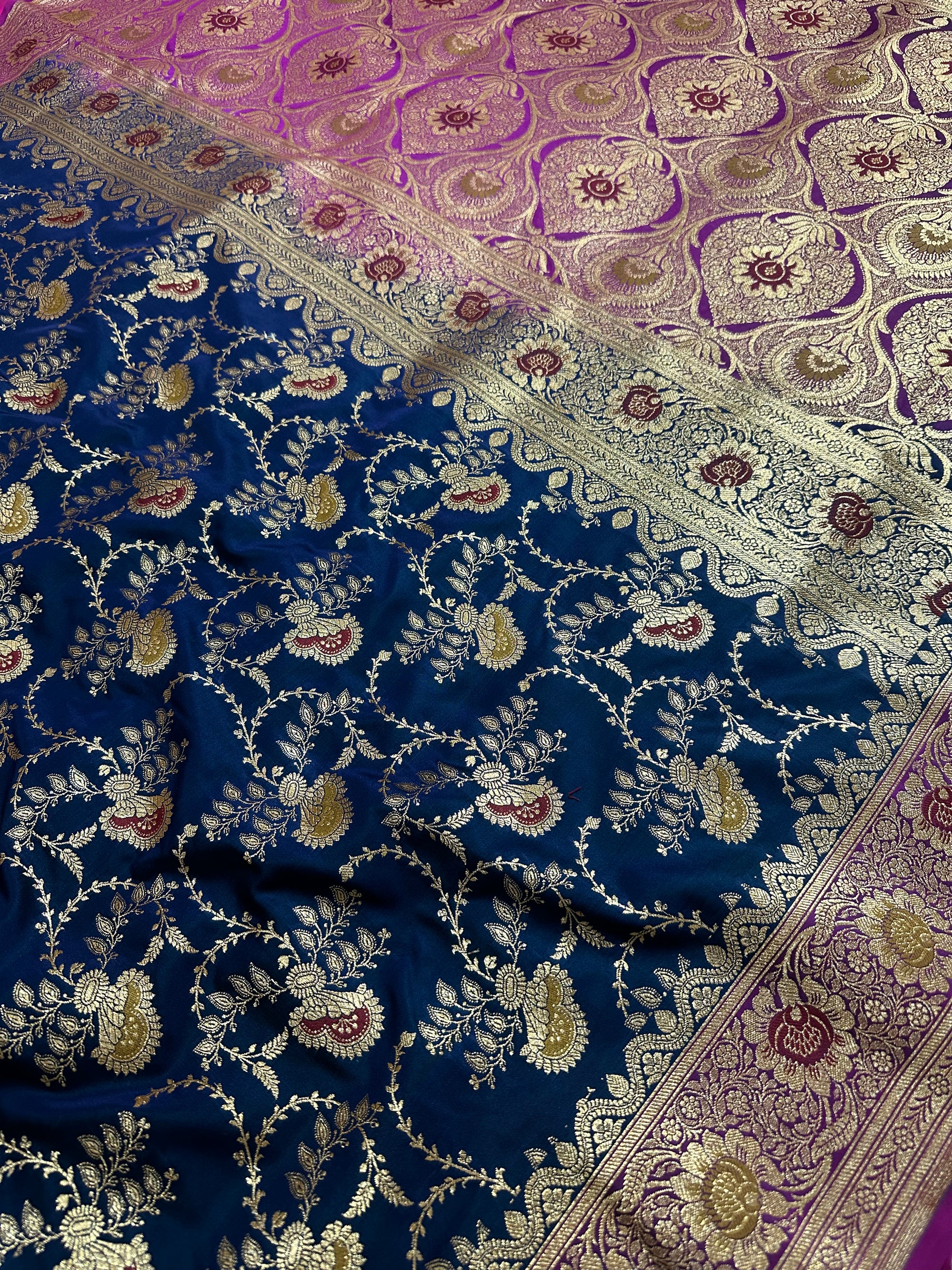 Premium Satin Silk Banarasi Saree